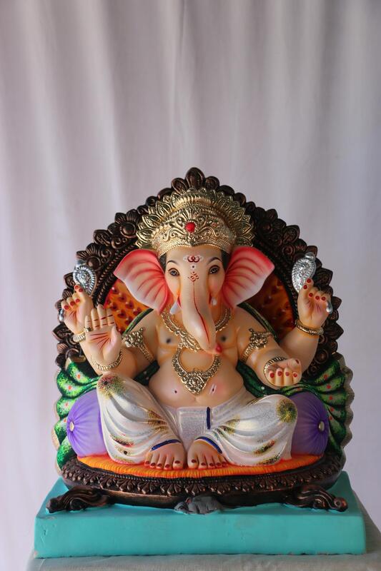 Double Load Mhaisuri Ganpati | POP Ganpati | 18 Inches Height | MSKK-0004-POP-18-DOUBL-PSKK-DNOA Double Load Mhaisuri Ganpati | POP Ganpati | 18 Inches Height | MSKK-0004-POP-18-DOUBL-PSKK-DNOA