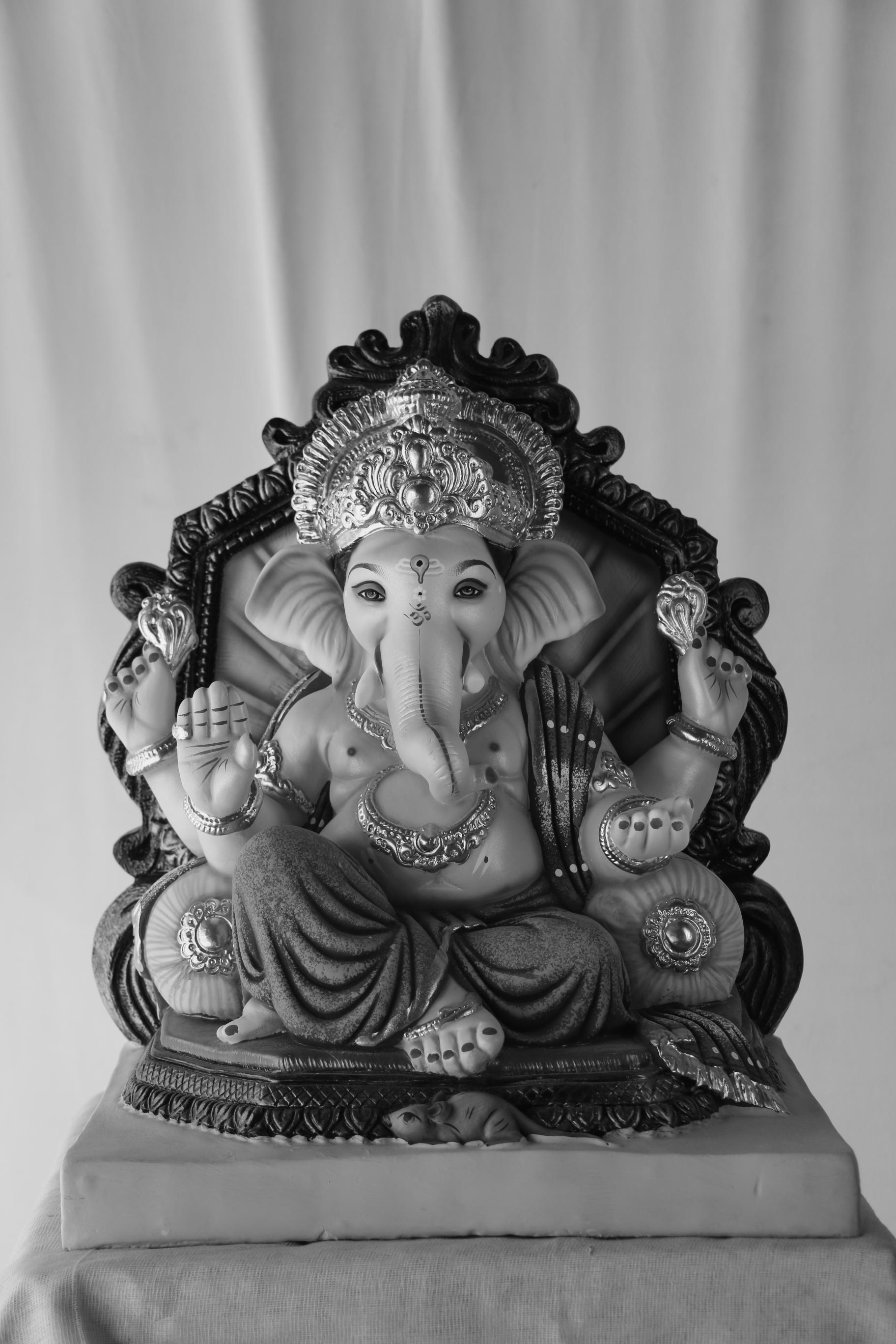 Shiv Prabhaval Ganpati | POP Ganpati | 18 Inches Height | MSKK-0010-POP-18-SHIVP-PSKK-DNOA Shiv Prabhaval Ganpati | POP Ganpati | 18 Inches Height | MSKK-0010-POP-18-SHIVP-PSKK-DNOA