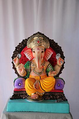 German Koch Ganpati | POP Ganpati | 20 Inches Height | MSKK-0012-POP-20-GERMA-PSKK-DNOA German Koch Ganpati | POP Ganpati | 20 Inches Height | MSKK-0012-POP-20-GERMA-PSKK-DNOA