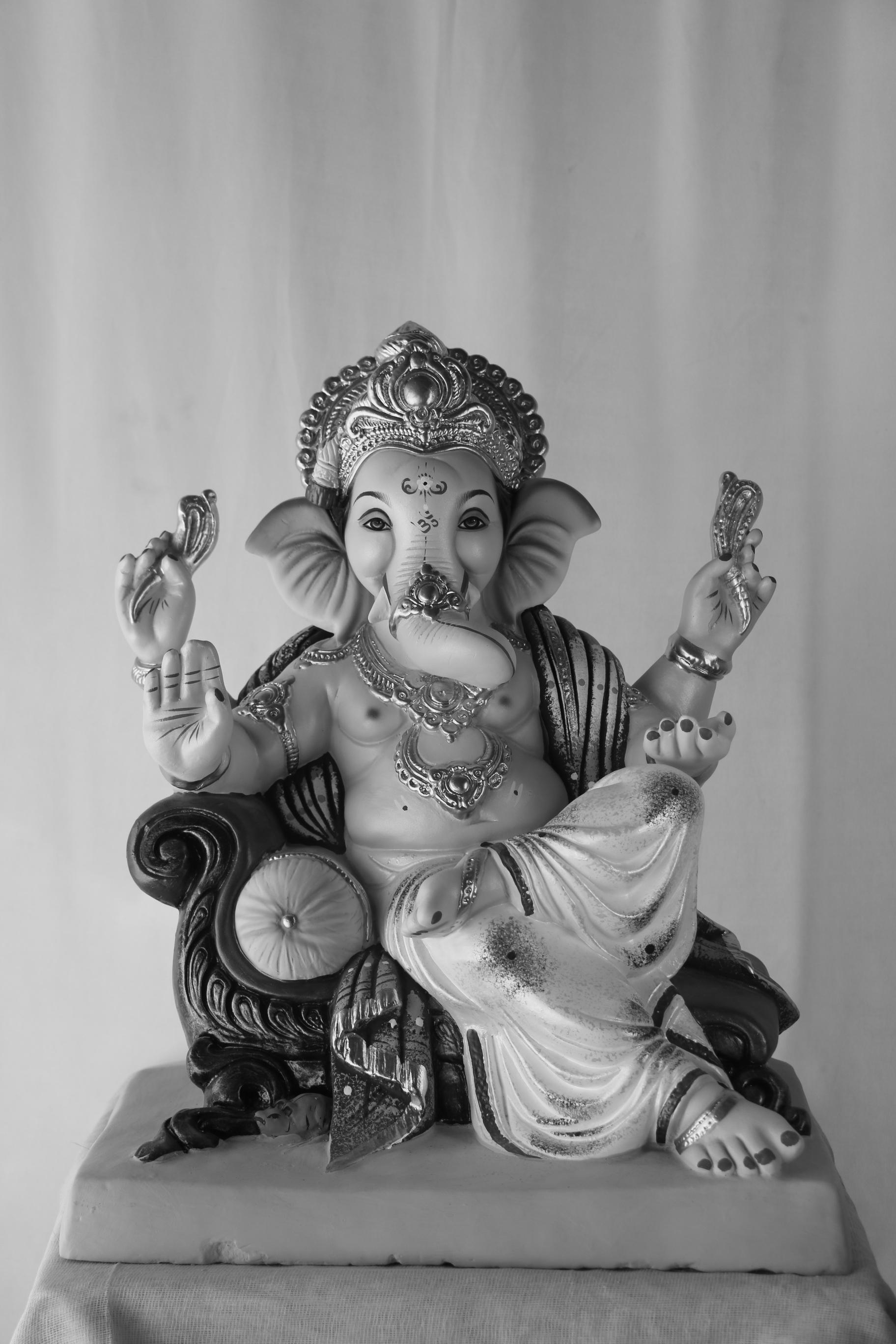Furniture Ganpati | POP Ganpati | 18 Inches Height | MSKK-0015-POP-18-FURNI-PSKK-DNOA Furniture Ganpati | POP Ganpati | 18 Inches Height | MSKK-0015-POP-18-FURNI-PSKK-DNOA