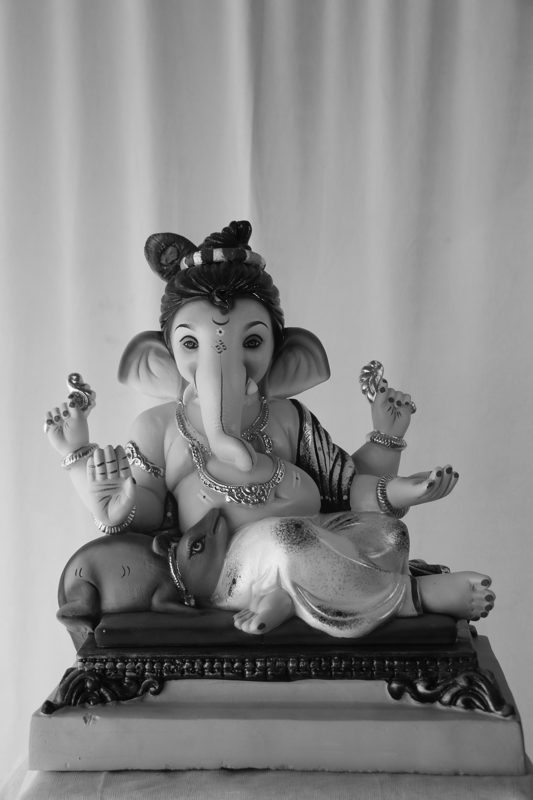 Shinde Baal Ganesh Ganpati | POP Ganpati | 19 Inches Height | MSKK-0020-POP-19-SHIND-PSKK-DNOA Shinde Baal Ganesh Ganpati | POP Ganpati | 19 Inches Height | MSKK-0020-POP-19-SHIND-PSKK-DNOA