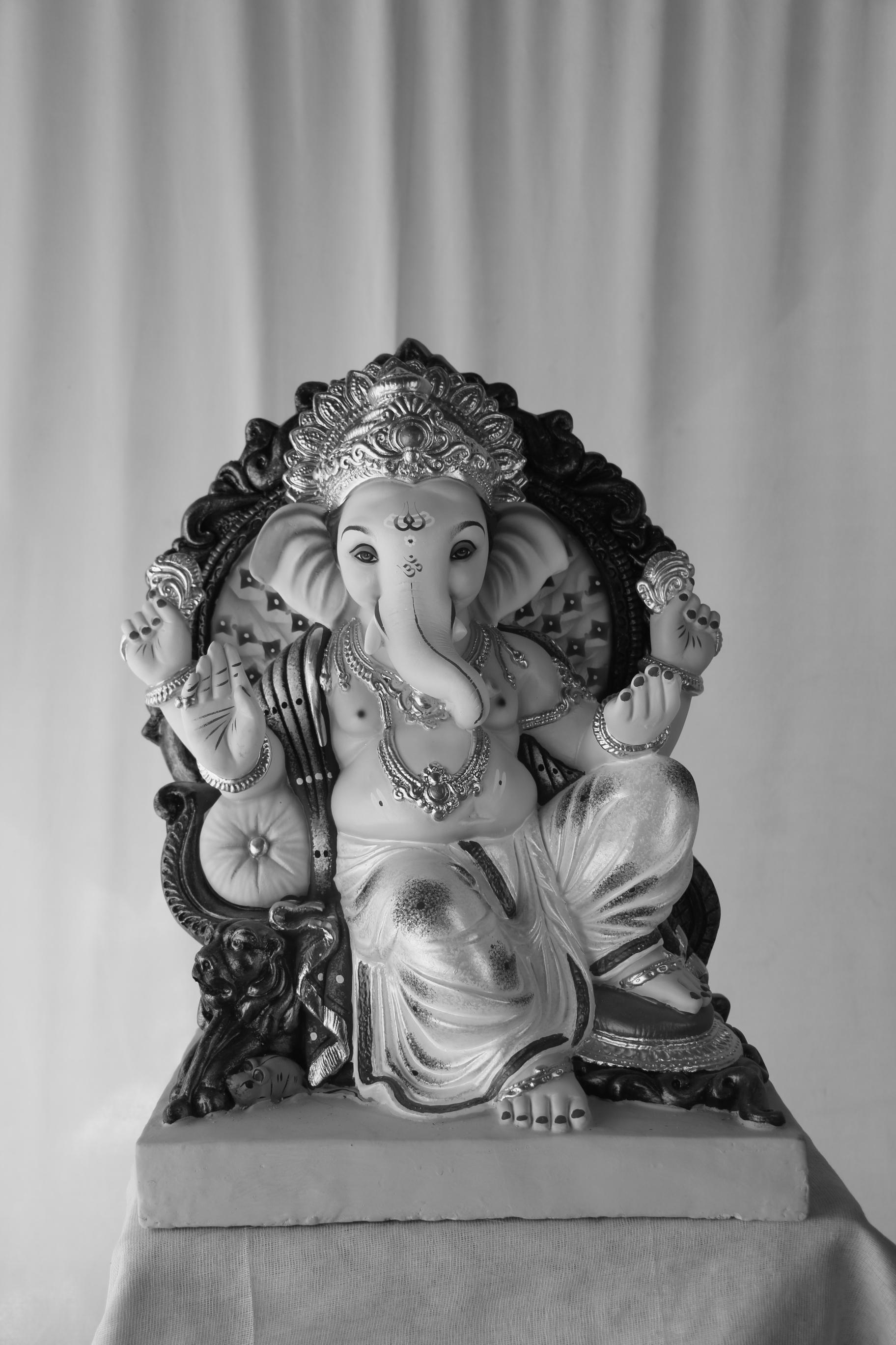 Vaadya Furniture Ganpati | POP Ganpati | 20 Inches Height | MSKK-0022-POP-20-VAADY-PSKK-DNOA Vaadya Furniture Ganpati | POP Ganpati | 20 Inches Height | MSKK-0022-POP-20-VAADY-PSKK-DNOA