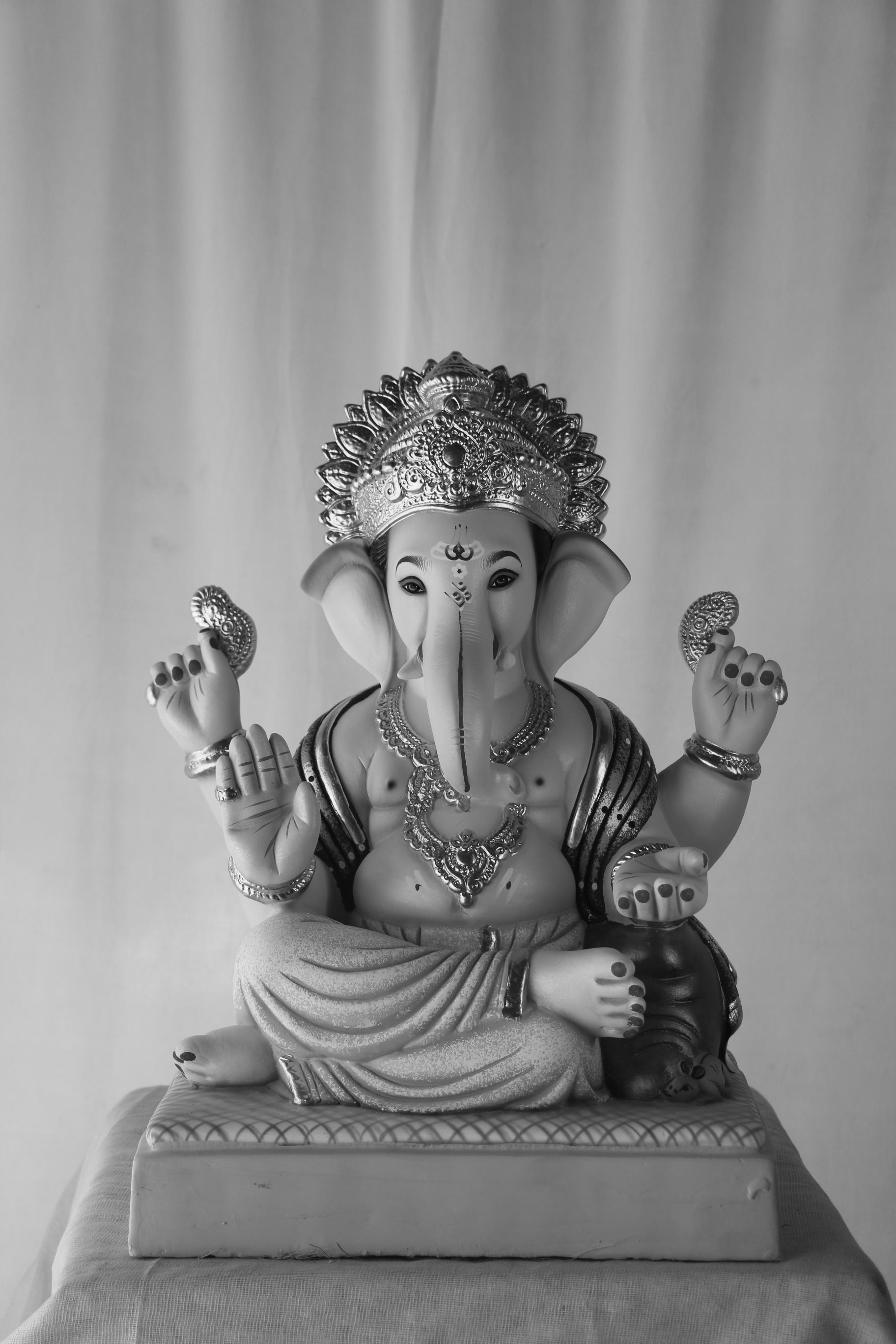 Shivrekar Ganpati | POP Ganpati | 18 Inches Height | MSKK-0027-POP-18-SHIVR-PSKK-DNOA Shivrekar Ganpati | POP Ganpati | 18 Inches Height | MSKK-0027-POP-18-SHIVR-PSKK-DNOA