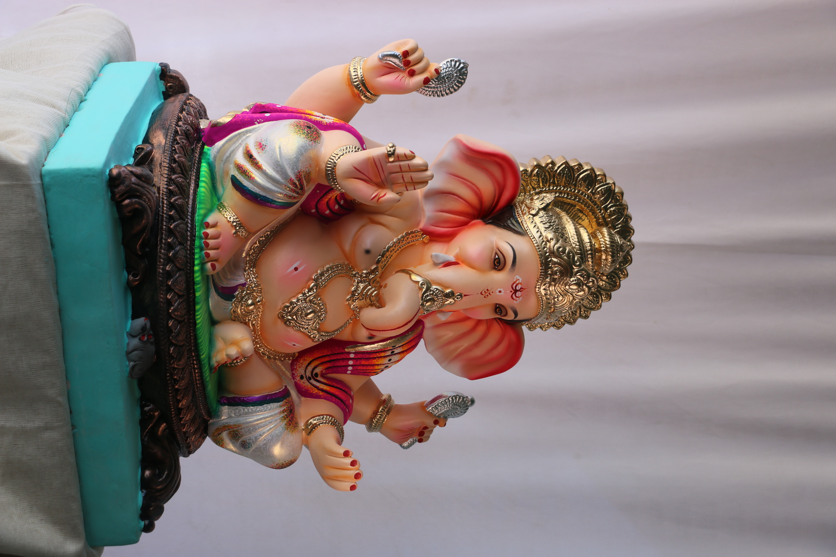 Titwala Ganpati | POP Ganpati | 20 Inches Height | MSKK-0031-POP-20-TITWA-PSKK-DNOA-V01 Titwala Ganpati | POP Ganpati | 20 Inches Height | MSKK-0031-POP-20-TITWA-PSKK-DNOA-V01