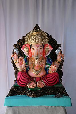 Motha Mhaisuri Ganpati | POP Ganpati | 24 Inches Height | MSKK-0036-POP-24-MOTHA-PSKK-DNOA Motha Mhaisuri Ganpati | POP Ganpati | 24 Inches Height | MSKK-0036-POP-24-MOTHA-PSKK-DNOA