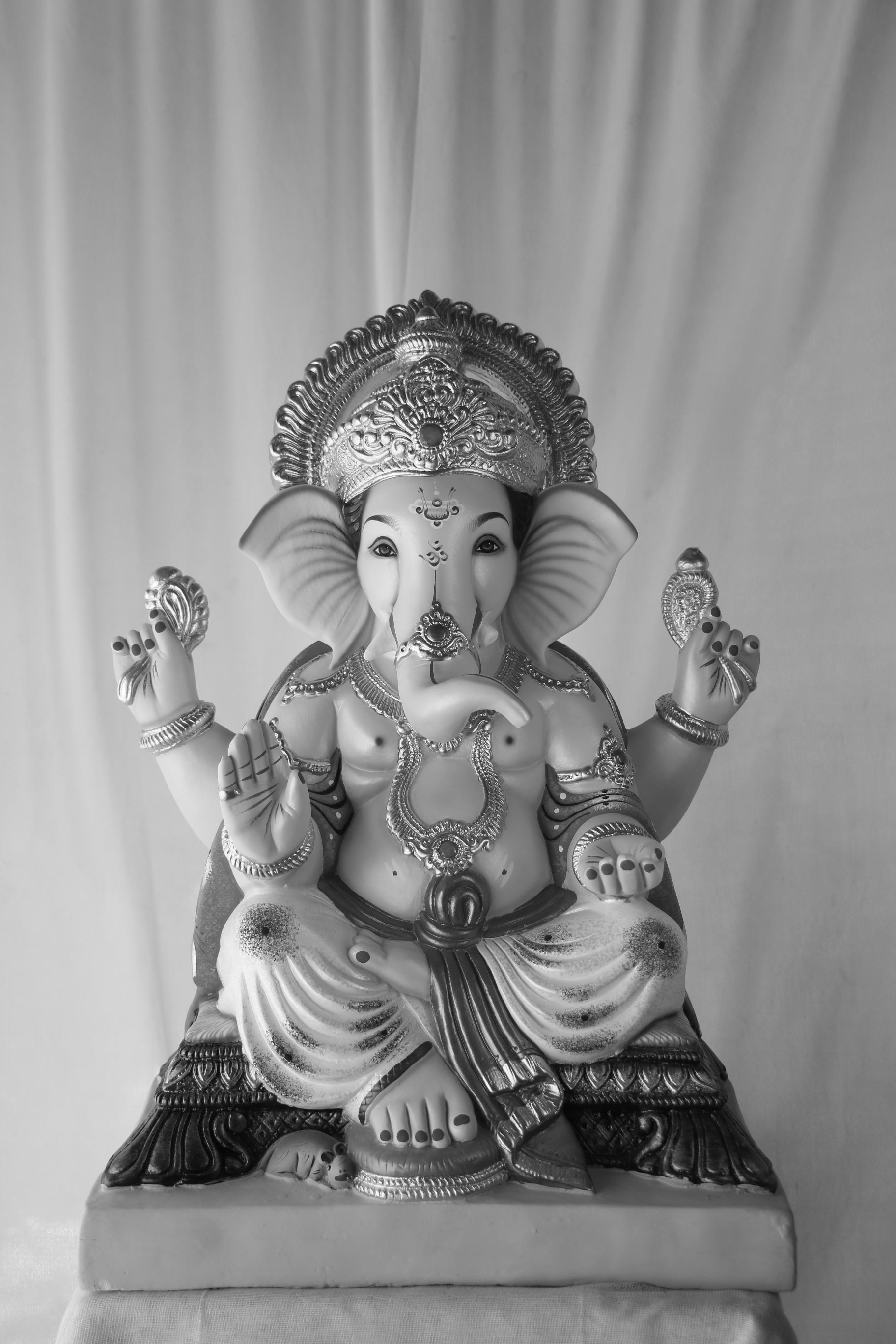 Motha Philips Ganpati | POP Ganpati | 24 Inches Height | MSKK-0037-POP-24-MOTHA-PSKK-DNOA Motha Philips Ganpati | POP Ganpati | 24 Inches Height | MSKK-0037-POP-24-MOTHA-PSKK-DNOA