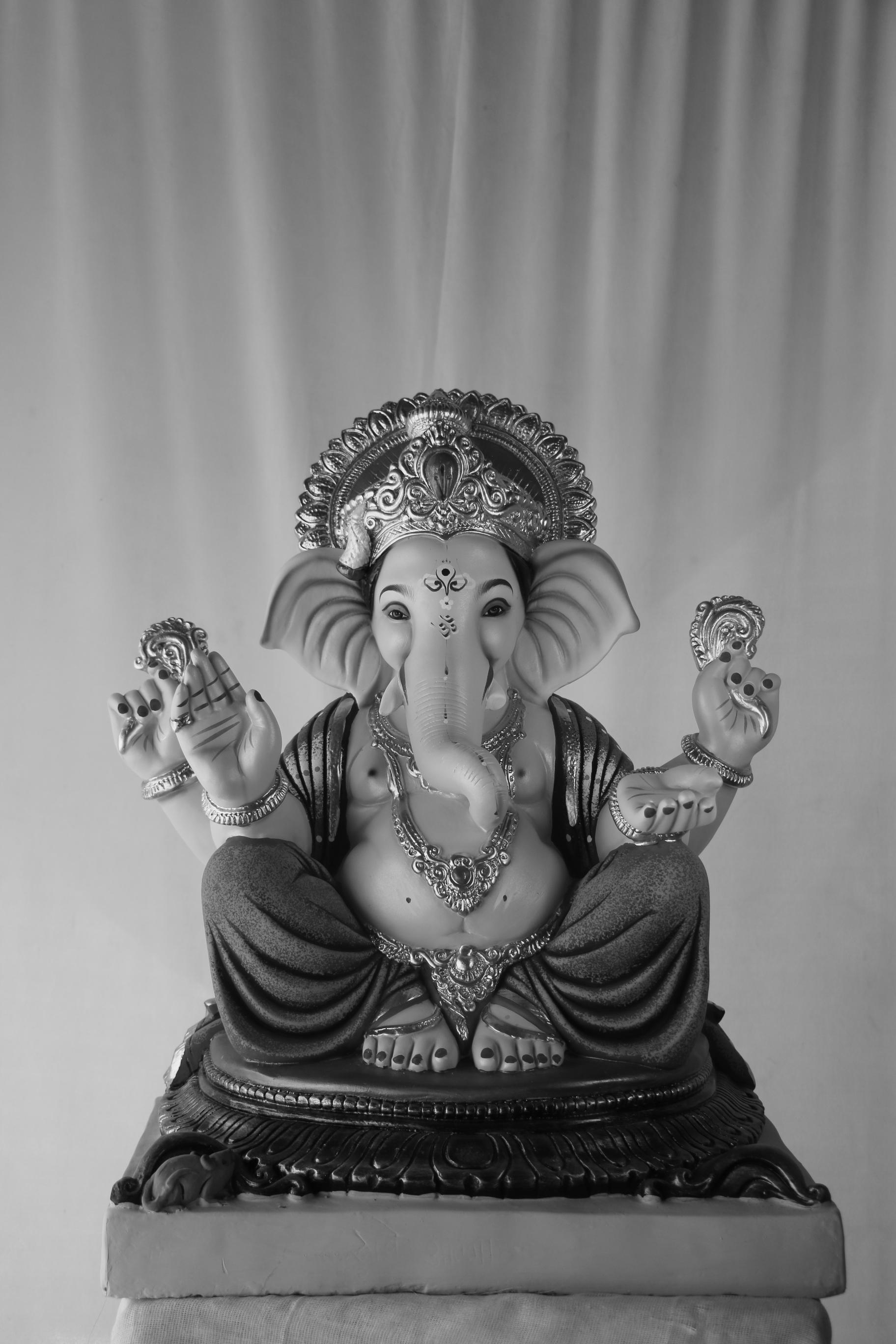Mhaisuri Ganpati | POP Ganpati | 23 Inches Height | MSKK-0046-POP-23-MHAIS-PSKK-DNOA Mhaisuri Ganpati | POP Ganpati | 23 Inches Height | MSKK-0046-POP-23-MHAIS-PSKK-DNOA