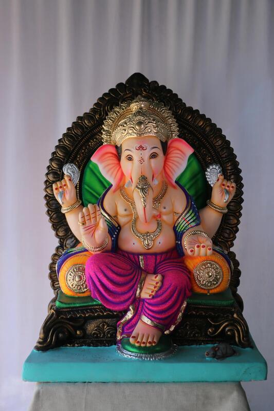 K K German Ganpati | POP Ganpati | 27 Inches Height | MSKK-0047-POP-27-KKGER-PSKK-DNOA K K German Ganpati | POP Ganpati | 27 Inches Height | MSKK-0047-POP-27-KKGER-PSKK-DNOA
