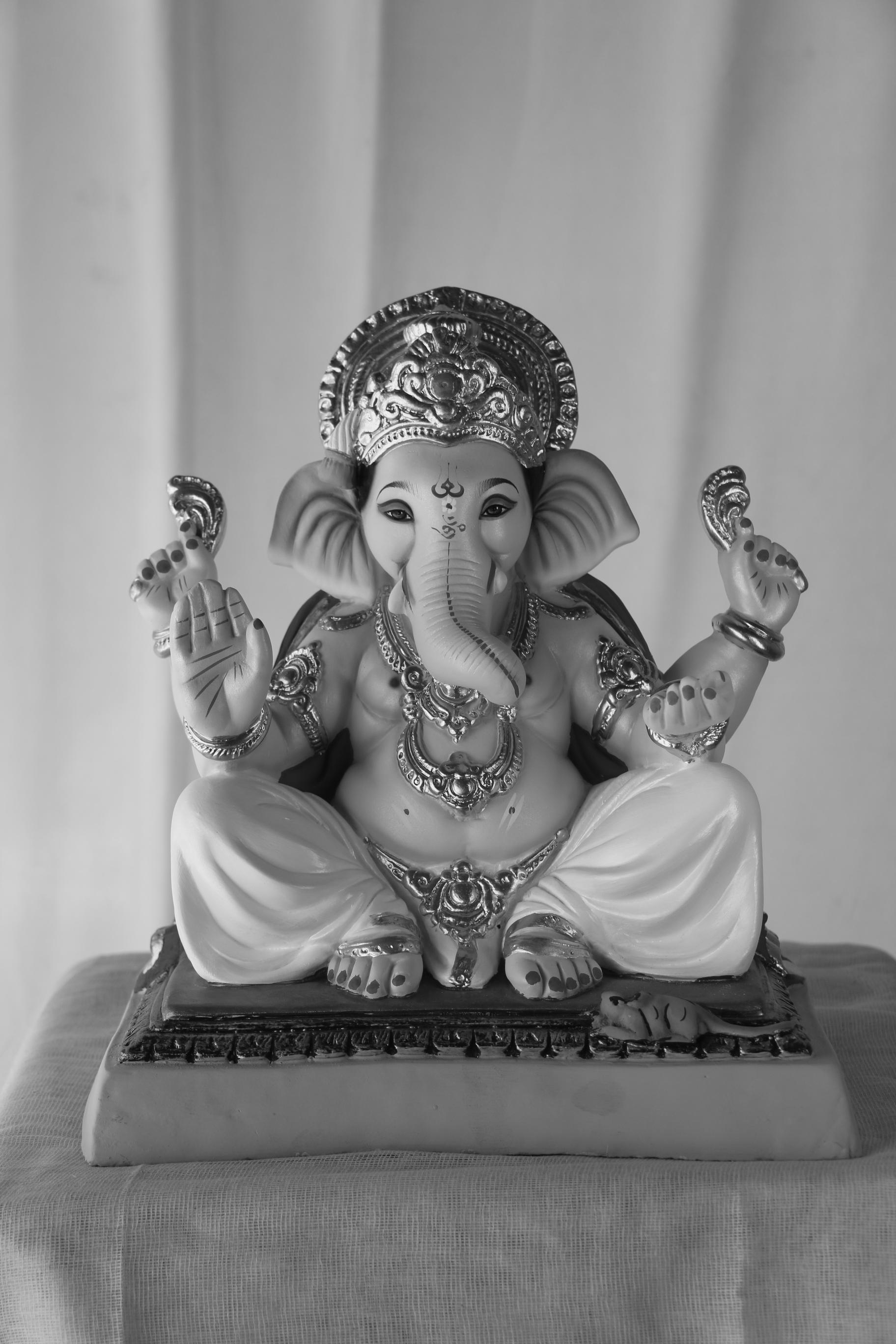 K K Mhaisuri Ganpati | POP Ganpati | 13 Inches Height | MSKK-0054-POP-13-KKMHA-PSKK-DNOA K K Mhaisuri Ganpati | POP Ganpati | 13 Inches Height | MSKK-0054-POP-13-KKMHA-PSKK-DNOA