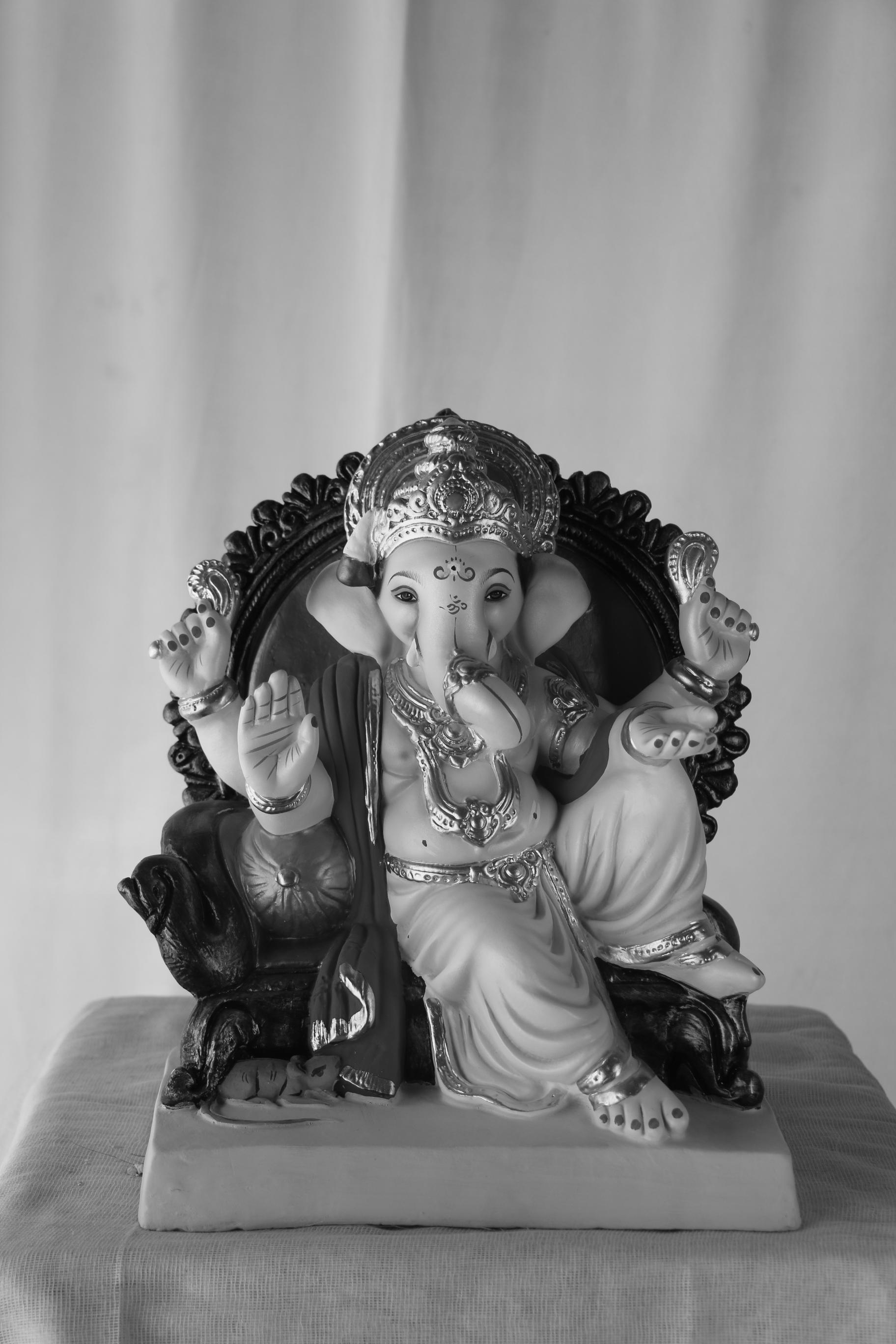 Aadvi Koch Prabhaval Ganpati | POP Ganpati | 13 Inches Height | MSKK-0058-POP-13-AADVI-PSKK-DNOA Aadvi Koch Prabhaval Ganpati | POP Ganpati | 13 Inches Height | MSKK-0058-POP-13-AADVI-PSKK-DNOA