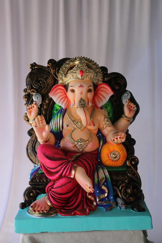 Hatti Aadvi Koch Ganpati | POP Ganpati | 24 Inches Height | MSKK-0061-POP-24-HATTI-PSKK-DNOA Hatti Aadvi Koch Ganpati | POP Ganpati | 24 Inches Height | MSKK-0061-POP-24-HATTI-PSKK-DNOA
