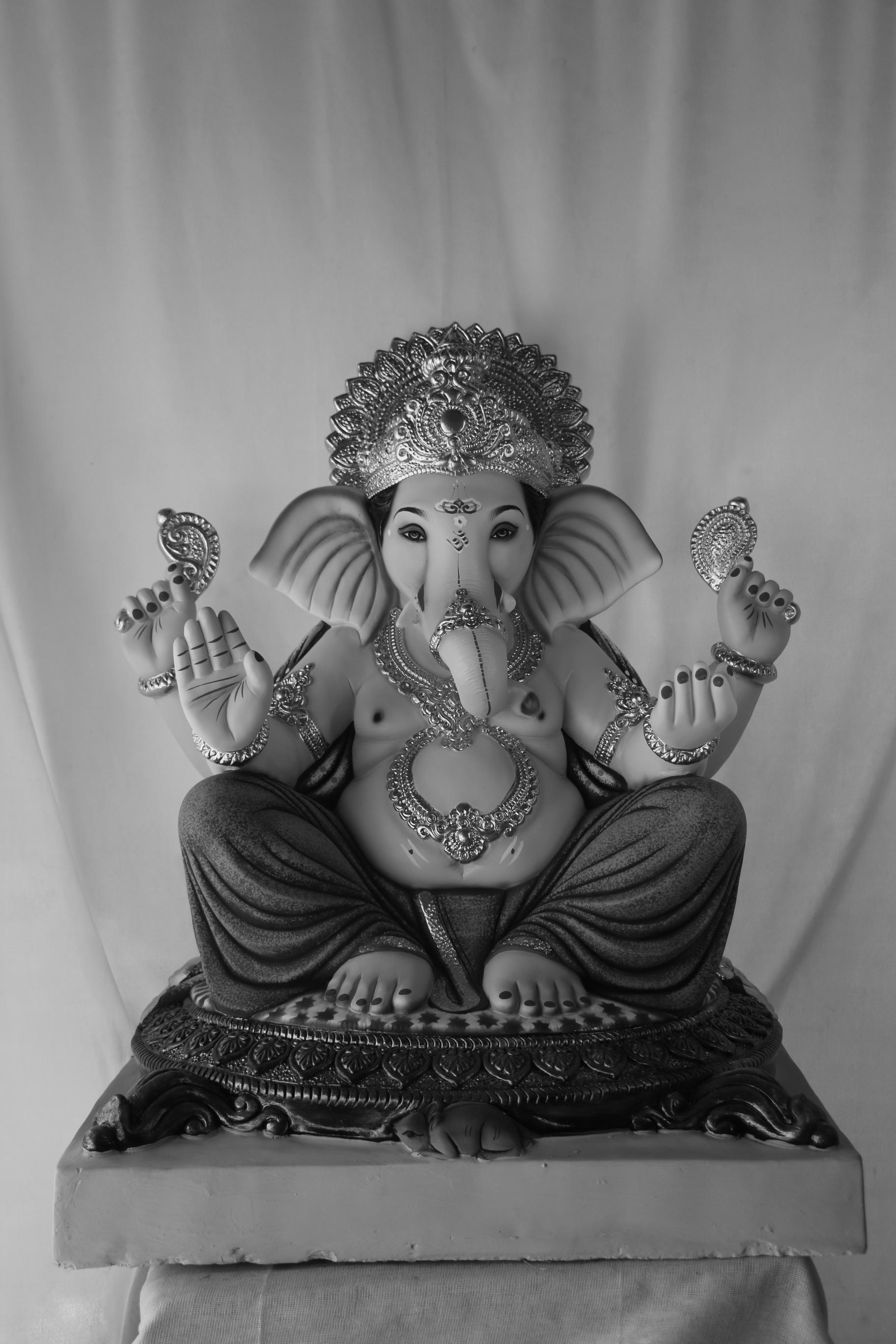 Navin Mhaisuri Ganpati | POP Ganpati | 25 Inches Height | MSKK-0062-POP-25-NAVIN-PSKK-DNOA Navin Mhaisuri Ganpati | POP Ganpati | 25 Inches Height | MSKK-0062-POP-25-NAVIN-PSKK-DNOA