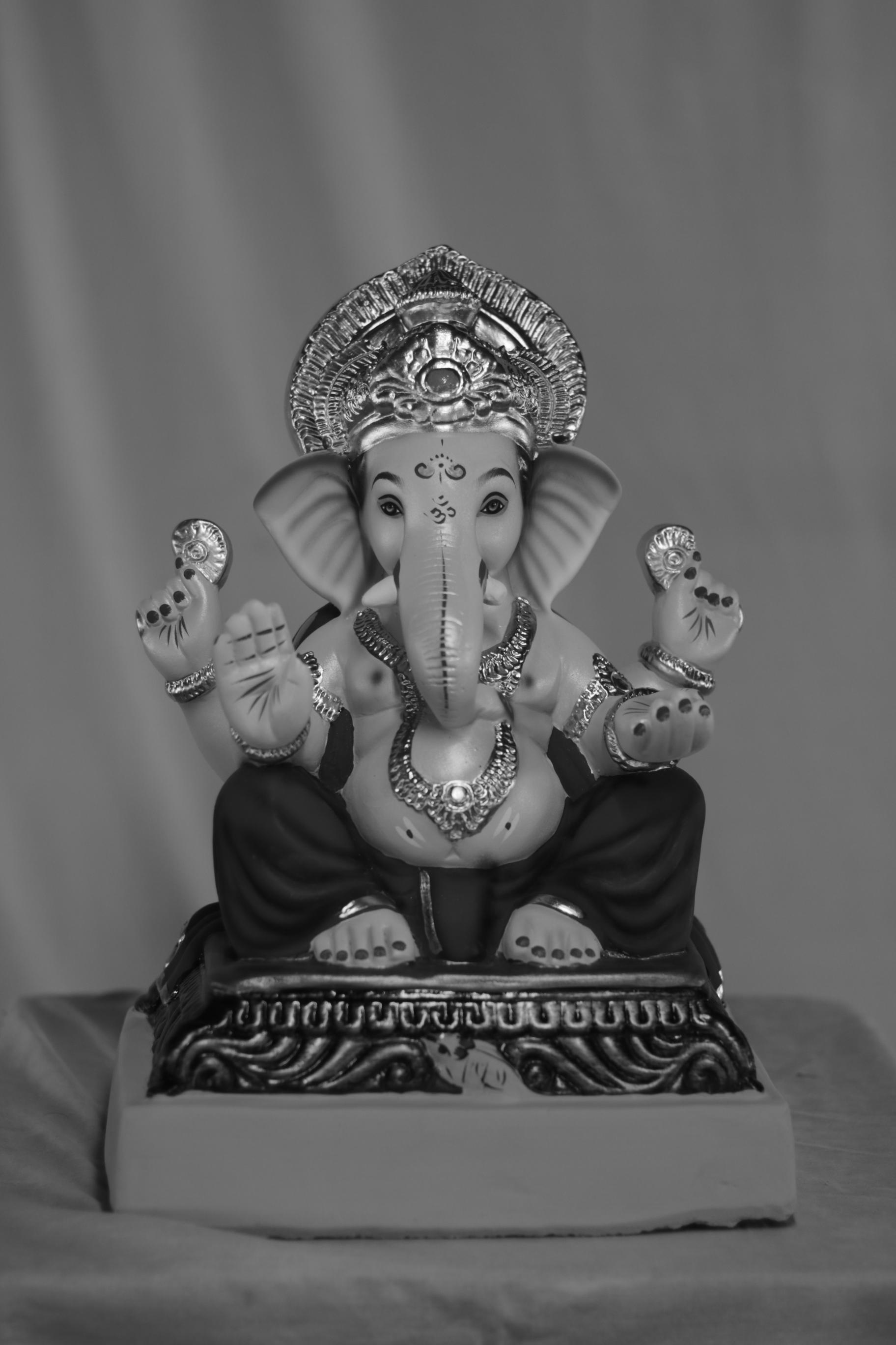 Mhaisuri Ganpati | Eco Friendly Shadu Mati Ganpati | 14 Inches Height | MSKK-0004-SHA-14-MHAIS-PSKK-DNOA-VXX Mhaisuri Ganpati | Eco Friendly Shadu Mati Ganpati | 14 Inches Height | MSKK-0004-SHA-14-MHAIS-PSKK-DNOA-VXX
