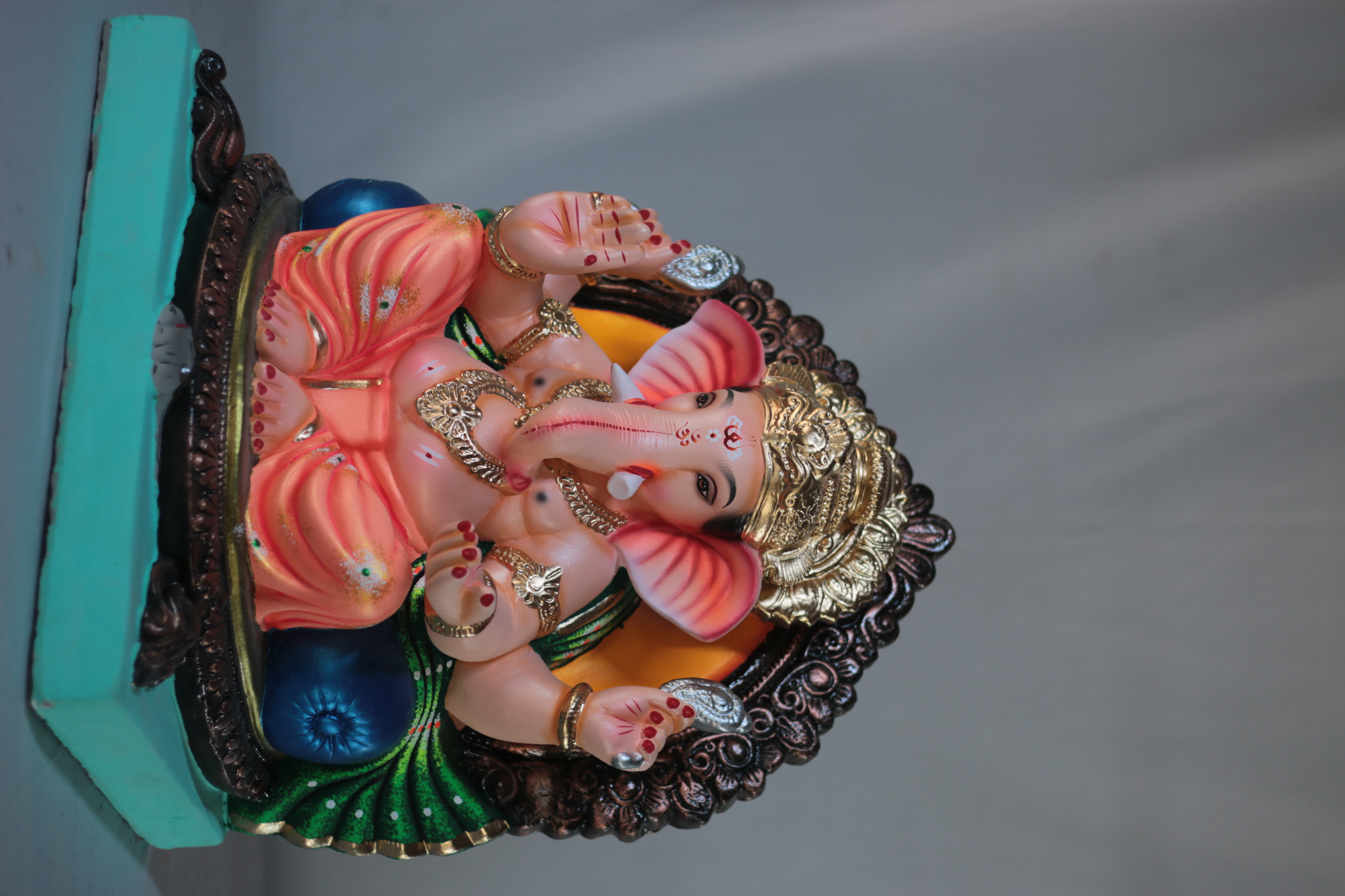 Double Load Mhaisuri Ganpati | Eco Friendly Shadu Mati Ganpati | 16 Inches Height | MSKK-0007-SHA-16-DOUBL-PSKK-DNOA Double Load Mhaisuri Ganpati | Eco Friendly Shadu Mati Ganpati | 16 Inches Height | MSKK-0007-SHA-16-DOUBL-PSKK-DNOA