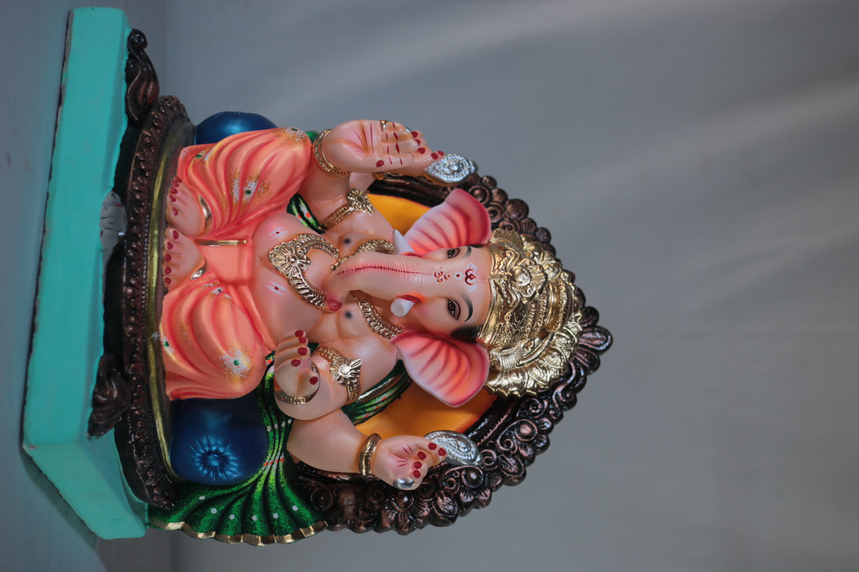 Double Load Mhaisuri Ganpati | Eco Friendly Shadu Mati Ganpati | 16 Inches Height | MSKK-0007-SHA-16-DOUBL-PSKK-DNOA Double Load Mhaisuri Ganpati | Eco Friendly Shadu Mati Ganpati | 16 Inches Height | MSKK-0007-SHA-16-DOUBL-PSKK-DNOA