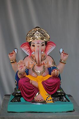 Philips Ganpati | Shadu Mati Ganpati | 16 Inches Height | MSKK-0008-SHA-16-PHILI-PSKK-DNOA Philips Ganpati | Shadu Mati Ganpati | 16 Inches Height | MSKK-0008-SHA-16-PHILI-PSKK-DNOA