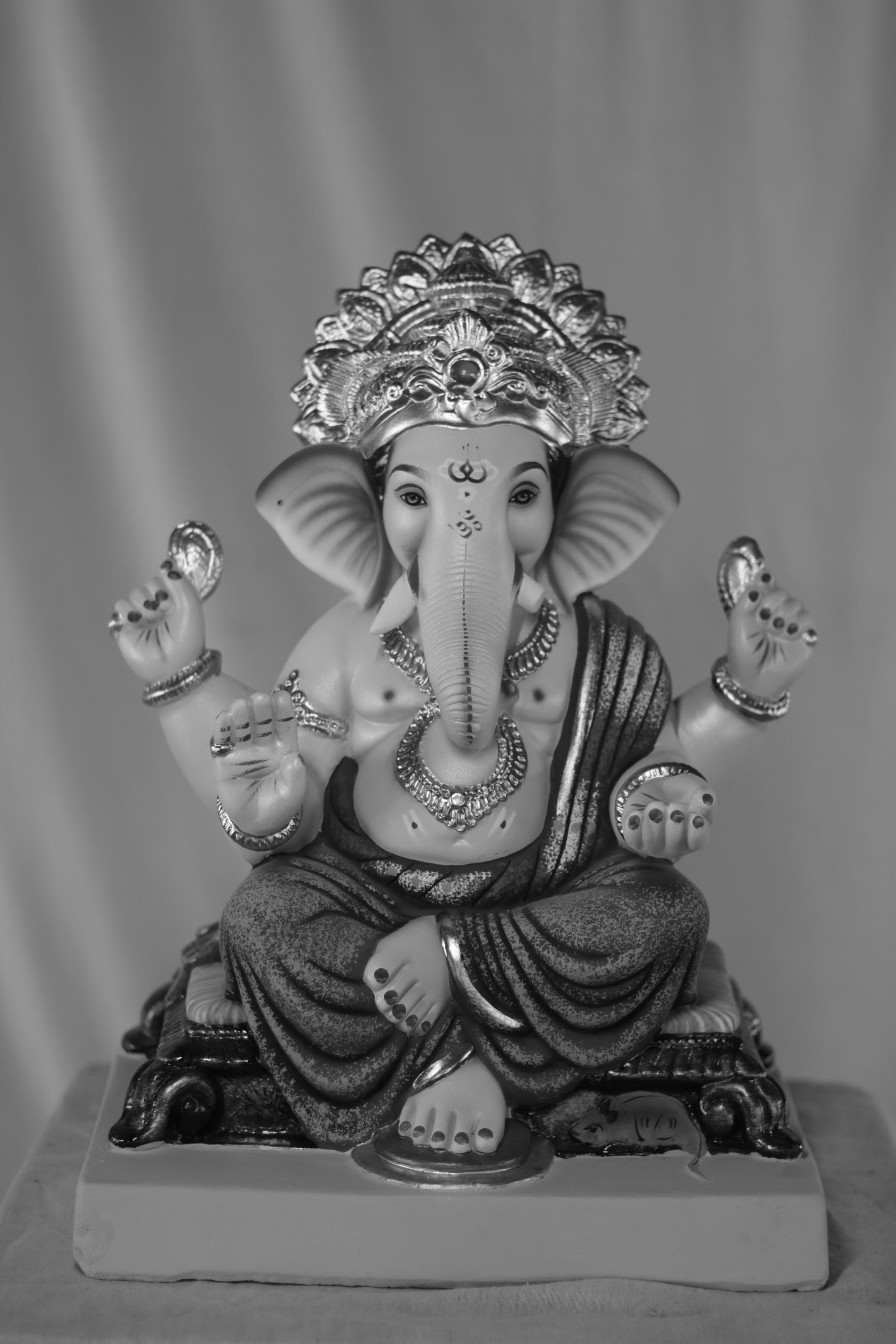 Navin German Ganpati | Eco Friendly Shadu Mati Ganpati | 17 Inches Height | MSKK-0011-SHA-17-NAVIN-PSKK-DNOA-VXX Navin German Ganpati | Eco Friendly Shadu Mati Ganpati | 17 Inches Height | MSKK-0011-SHA-17-NAVIN-PSKK-DNOA-VXX