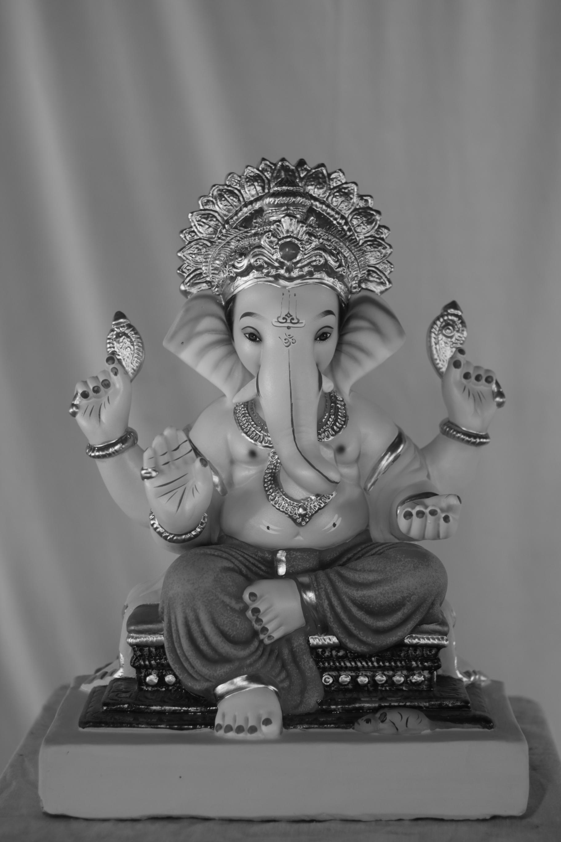 K K German Ganpati | Eco Friendly Shadu Mati Ganpati | 17 Inches Height | MSKK-0012-SHA-17-KKGER-PSKK-DNOA-VXX K K German Ganpati | Eco Friendly Shadu Mati Ganpati | 17 Inches Height | MSKK-0012-SHA-17-KKGER-PSKK-DNOA-VXX