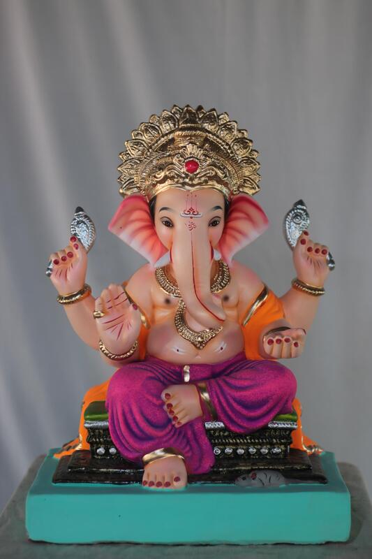 K K German Ganpati | Shadu Mati Ganpati | 17 Inches Height | MSKK-0012-SHA-17-KKGER-PSKK-DNOA K K German Ganpati | Shadu Mati Ganpati | 17 Inches Height | MSKK-0012-SHA-17-KKGER-PSKK-DNOA