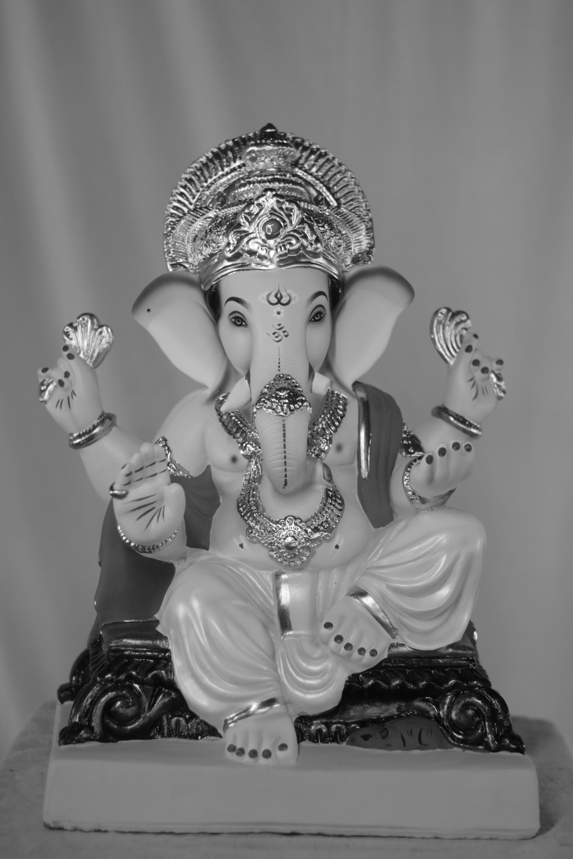 Juna German Ganpati | Eco Friendly Shadu Mati Ganpati | 18 Inches Height | MSKK-0013-SHA-18-JUNAG-PSKK-DNOA-VXX Juna German Ganpati | Eco Friendly Shadu Mati Ganpati | 18 Inches Height | MSKK-0013-SHA-18-JUNAG-PSKK-DNOA-VXX