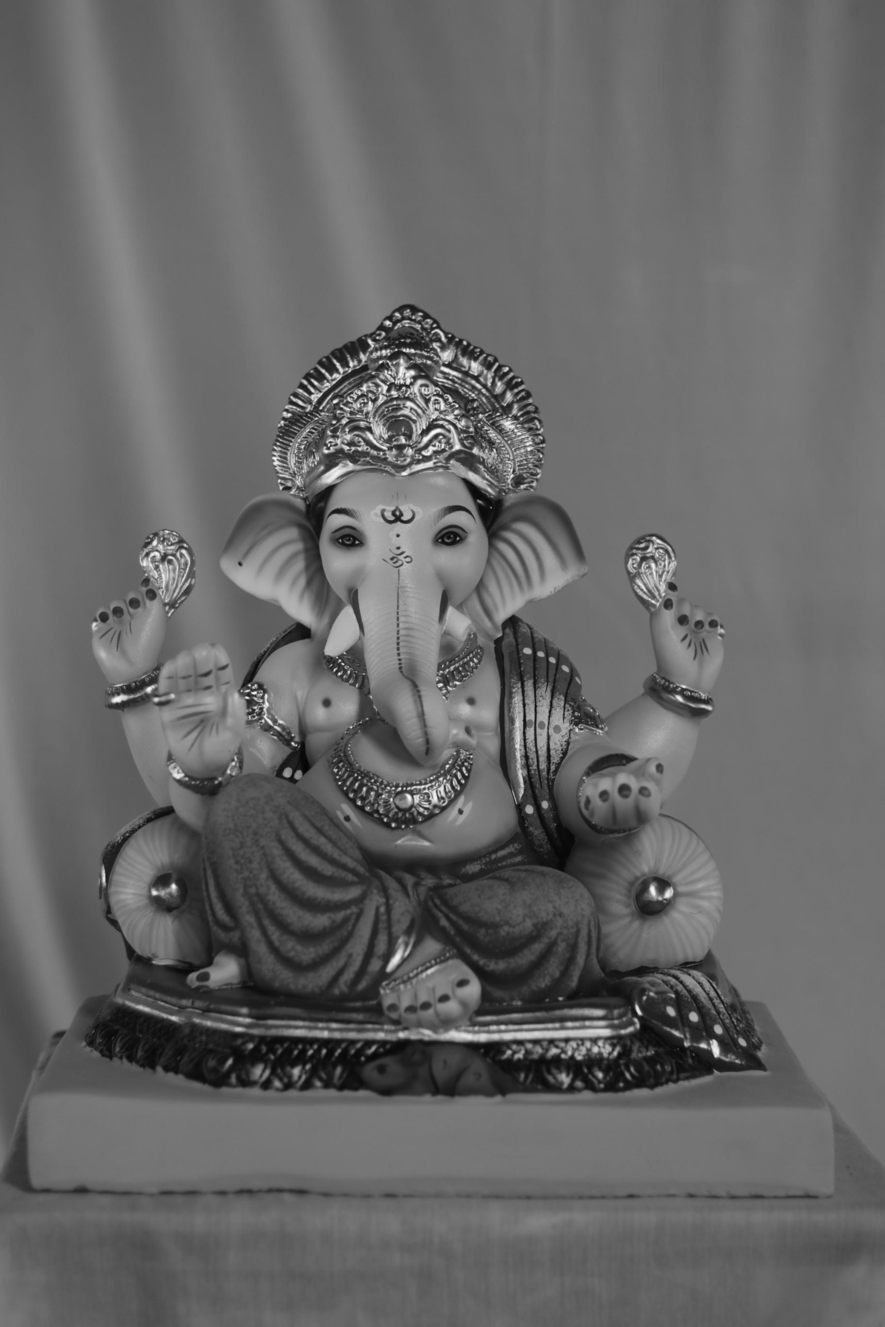 Brahman Ganpati | Eco Friendly Shadu Mati Ganpati | 16 Inches Height | MSKK-0017-SHA-16-BRAHM-PSKK-DNOA-VXX Brahman Ganpati | Eco Friendly Shadu Mati Ganpati | 16 Inches Height | MSKK-0017-SHA-16-BRAHM-PSKK-DNOA-VXX