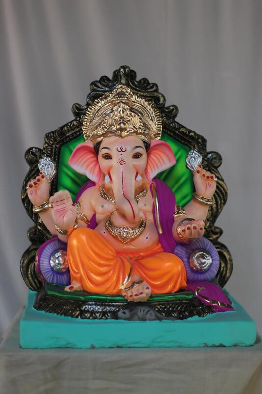 Shiv Prabhaval Ganpati | Shadu Mati Ganpati | 17 Inches Height | MSKK-0019-SHA-17-SHIVP-PSKK-DNOA Shiv Prabhaval Ganpati | Shadu Mati Ganpati | 17 Inches Height | MSKK-0019-SHA-17-SHIVP-PSKK-DNOA