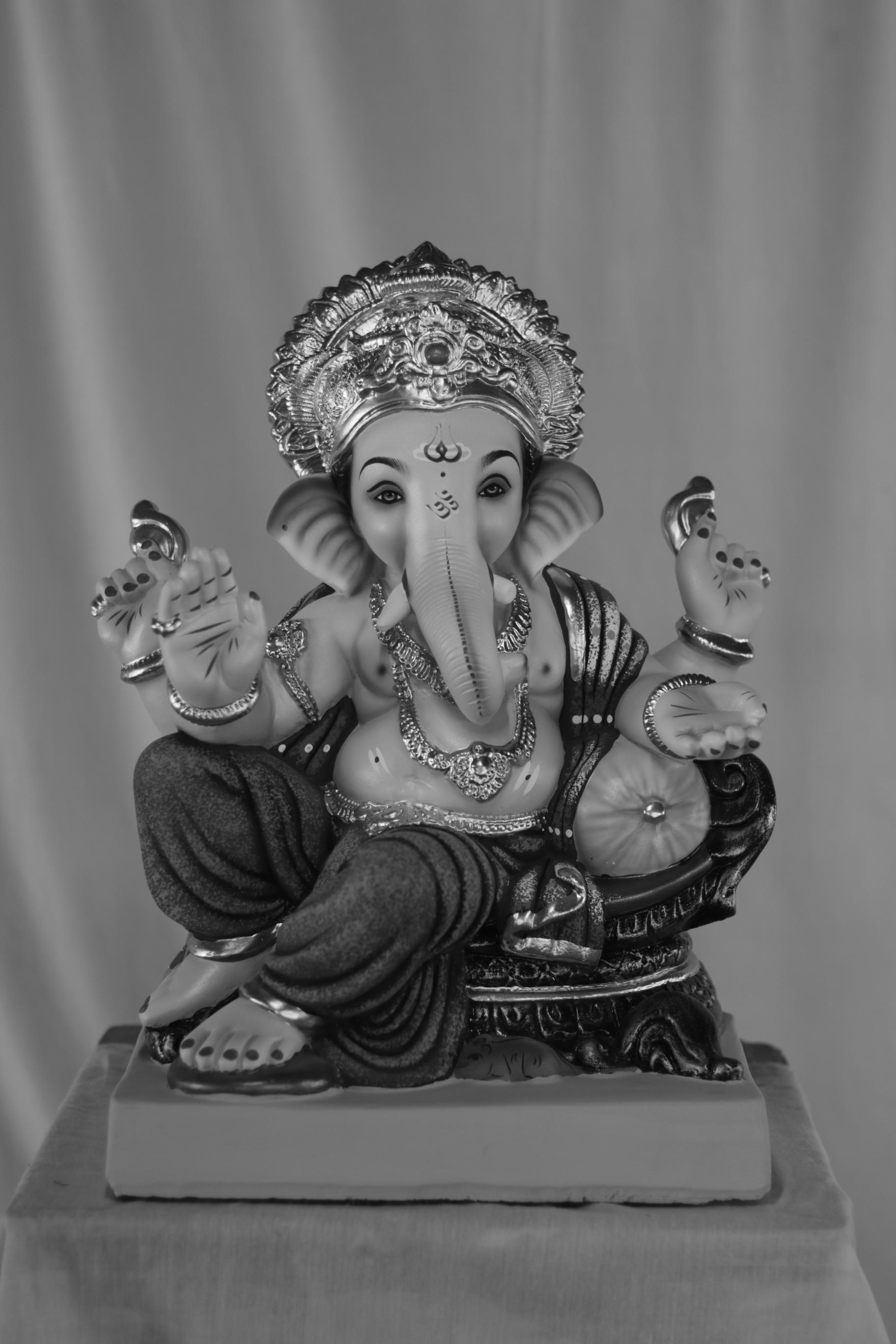 Khade Furniture Ganpati | Eco Friendly Shadu Mati Ganpati | 18 Inches Height | MSKK-0020-SHA-18-KHADE-PSKK-DNOA-VXX Khade Furniture Ganpati | Eco Friendly Shadu Mati Ganpati | 18 Inches Height | MSKK-0020-SHA-18-KHADE-PSKK-DNOA-VXX