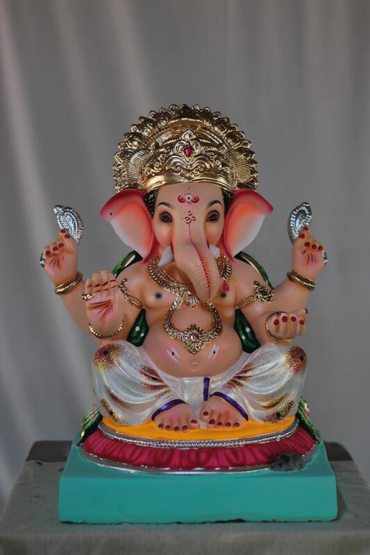 Kamal Mhaisuri Ganpati | Shadu Mati Ganpati | 17 Inches Height | MSKK-0024-SHA-17-KAMAL-PSKK-DNOA Kamal Mhaisuri Ganpati | Shadu Mati Ganpati | 17 Inches Height | MSKK-0024-SHA-17-KAMAL-PSKK-DNOA
