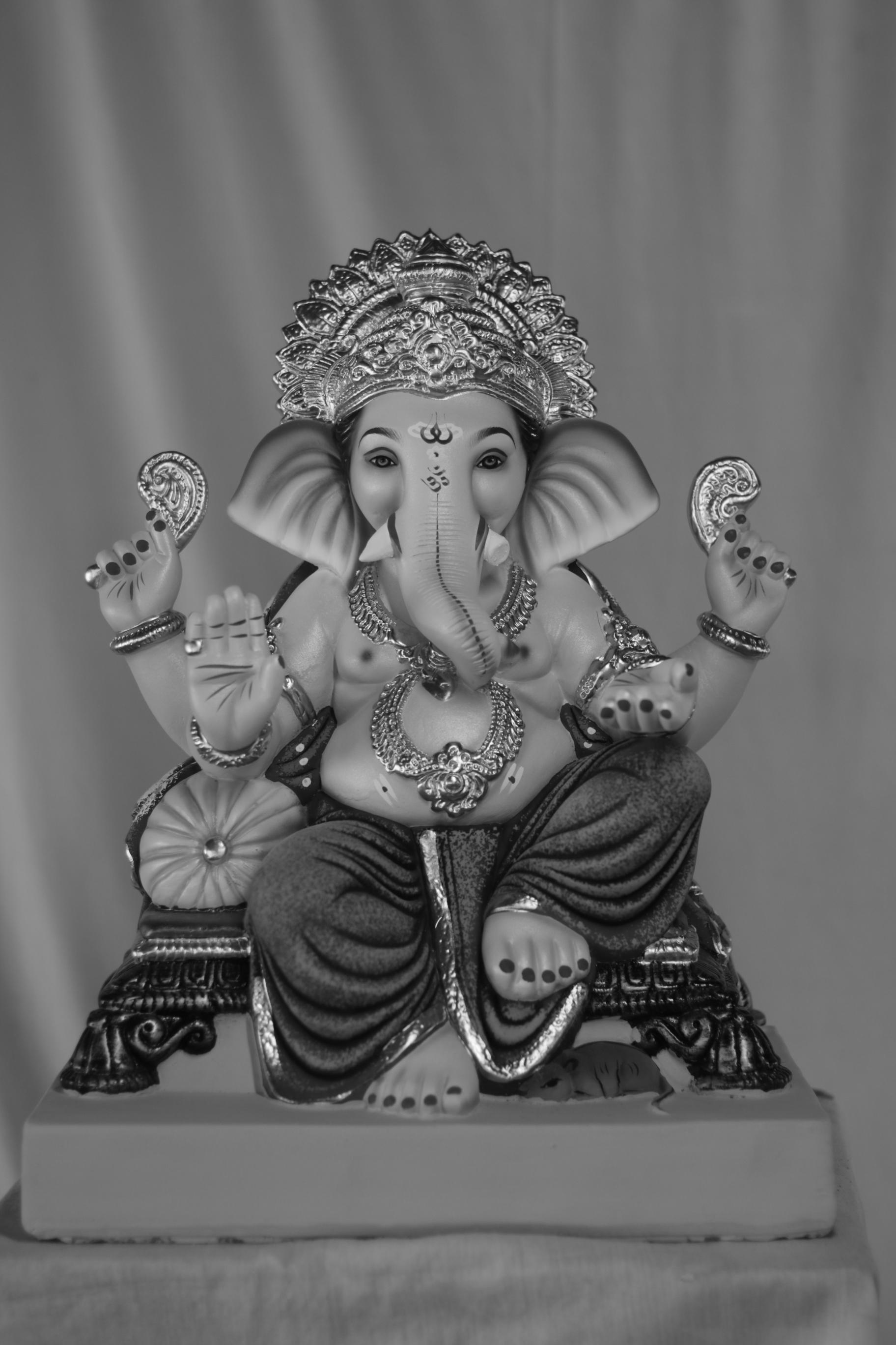 Navin Single Load Ganpati | Eco Friendly Shadu Mati Ganpati | 18 Inches Height | MSKK-0025-SHA-18-NAVIN-PSKK-DNOA-VXX Navin Single Load Ganpati | Eco Friendly Shadu Mati Ganpati | 18 Inches Height | MSKK-0025-SHA-18-NAVIN-PSKK-DNOA-VXX