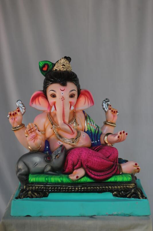 Shinde Baal Ganesh Ganpati | Shadu Mati Ganpati | 17 Inches Height | MSKK-0031-SHA-17-SHIND-PSKK-DNOA Shinde Baal Ganesh Ganpati | Shadu Mati Ganpati | 17 Inches Height | MSKK-0031-SHA-17-SHIND-PSKK-DNOA