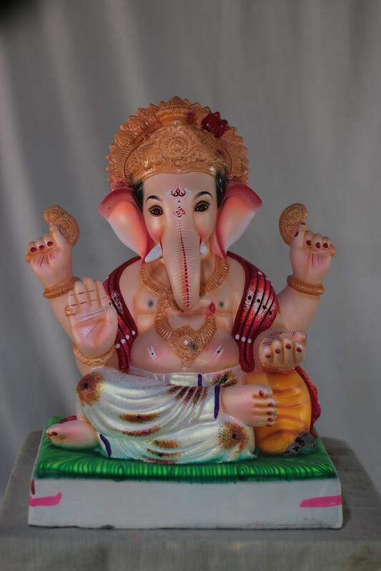 Shivrekar Ganpati | Shadu Mati Ganpati | 16 Inches Height | MSKK-0037-SHA-16-SHIVR-PSKK-DNOA Shivrekar Ganpati | Shadu Mati Ganpati | 16 Inches Height | MSKK-0037-SHA-16-SHIVR-PSKK-DNOA