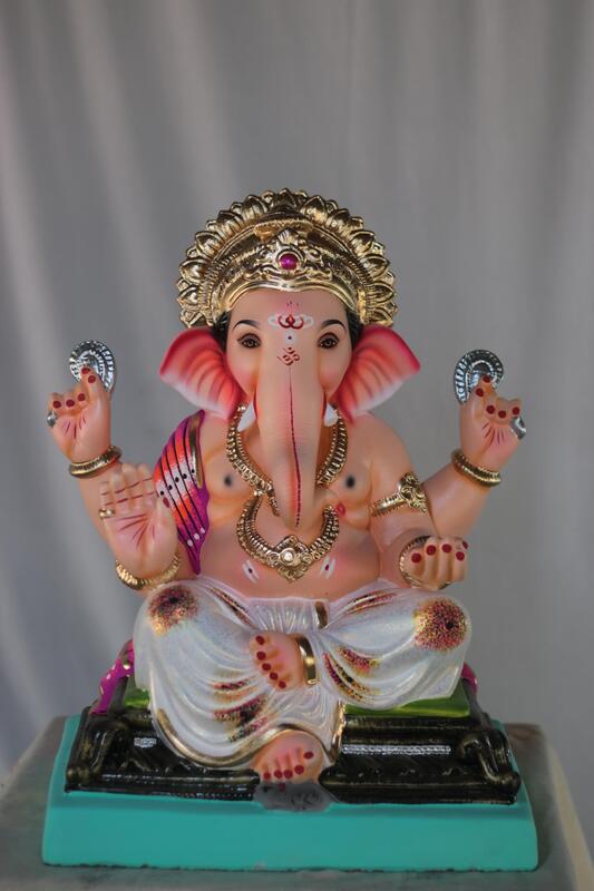 Varadhast Ganpati | Shadu Mati Ganpati | 17 Inches Height | MSKK-0042-SHA-17-VARAD-PSKK-DNOA Varadhast Ganpati | Shadu Mati Ganpati | 17 Inches Height | MSKK-0042-SHA-17-VARAD-PSKK-DNOA