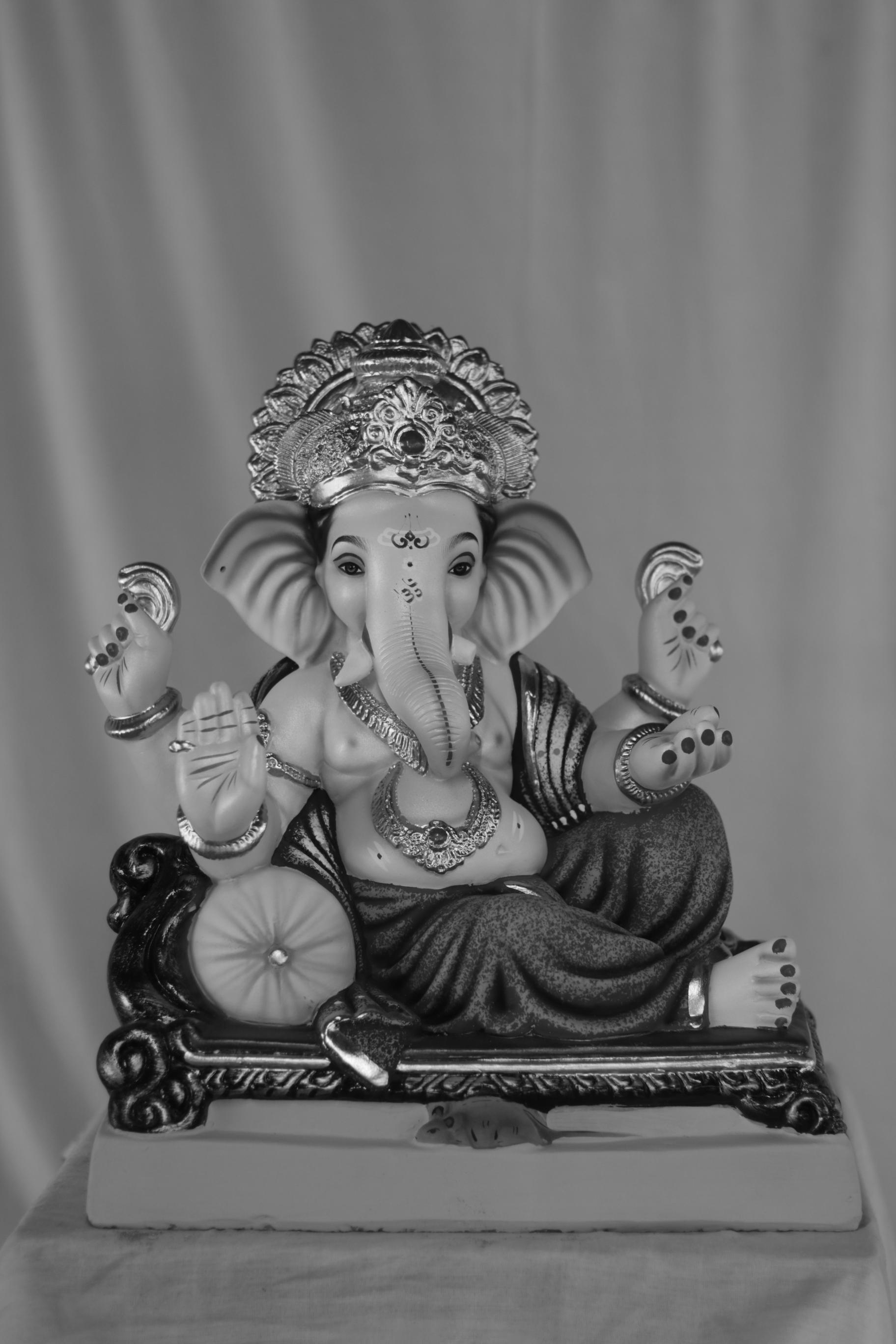 Raajeshahi Ganpati | Eco Friendly Shadu Mati Ganpati | 17 Inches Height | MSKK-0043-SHA-17-RAAJE-PSKK-DNOA-VXX Raajeshahi Ganpati | Eco Friendly Shadu Mati Ganpati | 17 Inches Height | MSKK-0043-SHA-17-RAAJE-PSKK-DNOA-VXX