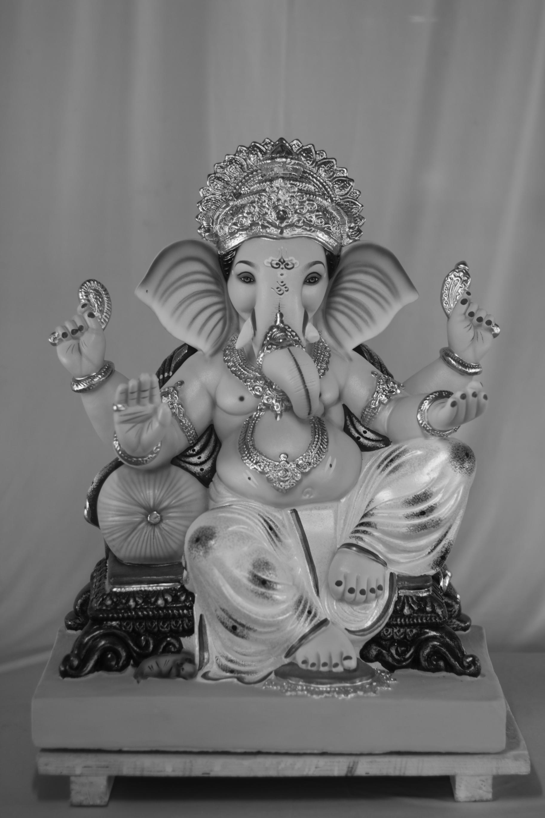 Single Load Ganpati | Eco Friendly Shadu Mati Ganpati | 22 Inches Height | MSKK-0045-SHA-22-SINGL-PSKK-DNOA-VXX Single Load Ganpati | Eco Friendly Shadu Mati Ganpati | 22 Inches Height | MSKK-0045-SHA-22-SINGL-PSKK-DNOA-VXX