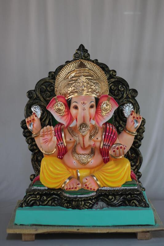 Motha Mhaisuri Ganpati | Shadu Mati Ganpati | 22 Inches Height | MSKK-0046-SHA-22-MOTHA-PSKK-DNOA Motha Mhaisuri Ganpati | Shadu Mati Ganpati | 22 Inches Height | MSKK-0046-SHA-22-MOTHA-PSKK-DNOA
