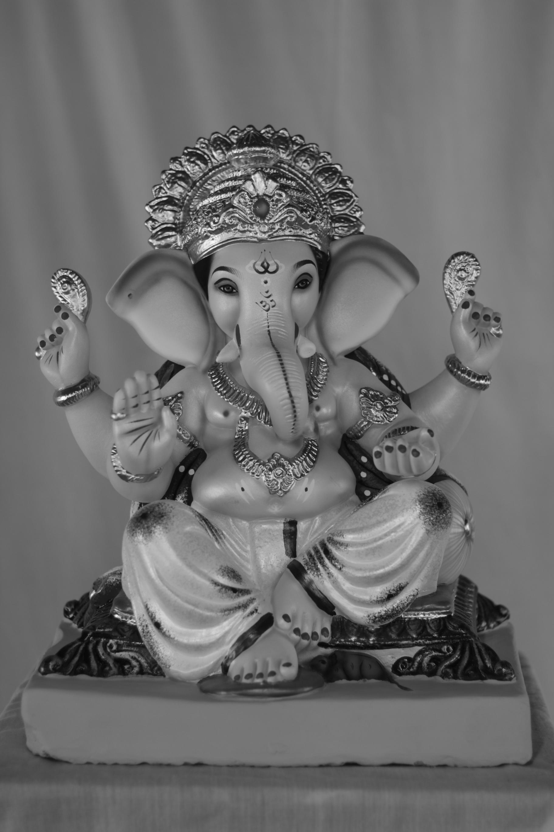Lahan Lambodar Ganpati | Eco Friendly Shadu Mati Ganpati | 17 Inches Height | MSKK-0051-SHA-17-LAHAN-PSKK-DNOA-VXX Lahan Lambodar Ganpati | Eco Friendly Shadu Mati Ganpati | 17 Inches Height | MSKK-0051-SHA-17-LAHAN-PSKK-DNOA-VXX