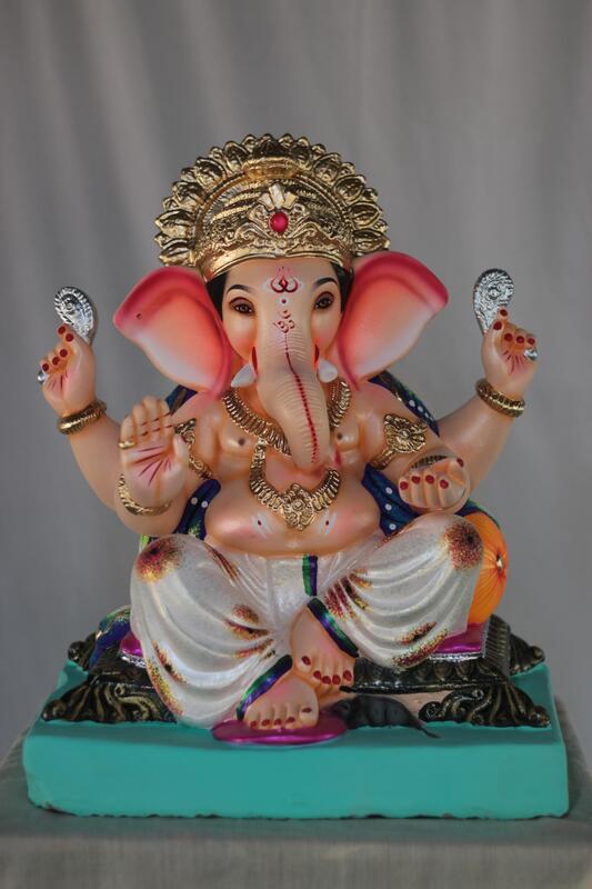 Lahan Lambodar Ganpati | Shadu Mati Ganpati | 17 Inches Height | MSKK-0051-SHA-17-LAHAN-PSKK-DNOA Lahan Lambodar Ganpati | Shadu Mati Ganpati | 17 Inches Height | MSKK-0051-SHA-17-LAHAN-PSKK-DNOA