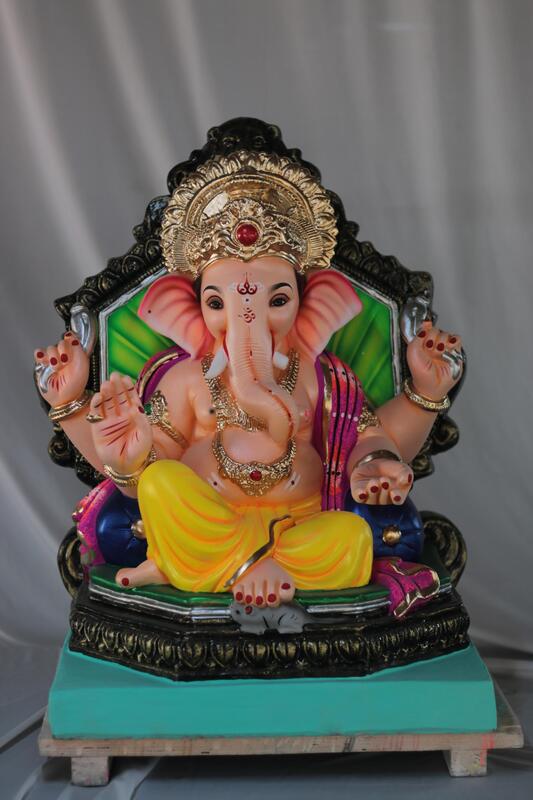 Shiv Prabhaval Ganpati | Shadu Mati Ganpati | 23 Inches Height | MSKK-0054-SHA-23-SHIVP-PSKK-DNOA Shiv Prabhaval Ganpati | Shadu Mati Ganpati | 23 Inches Height | MSKK-0054-SHA-23-SHIVP-PSKK-DNOA