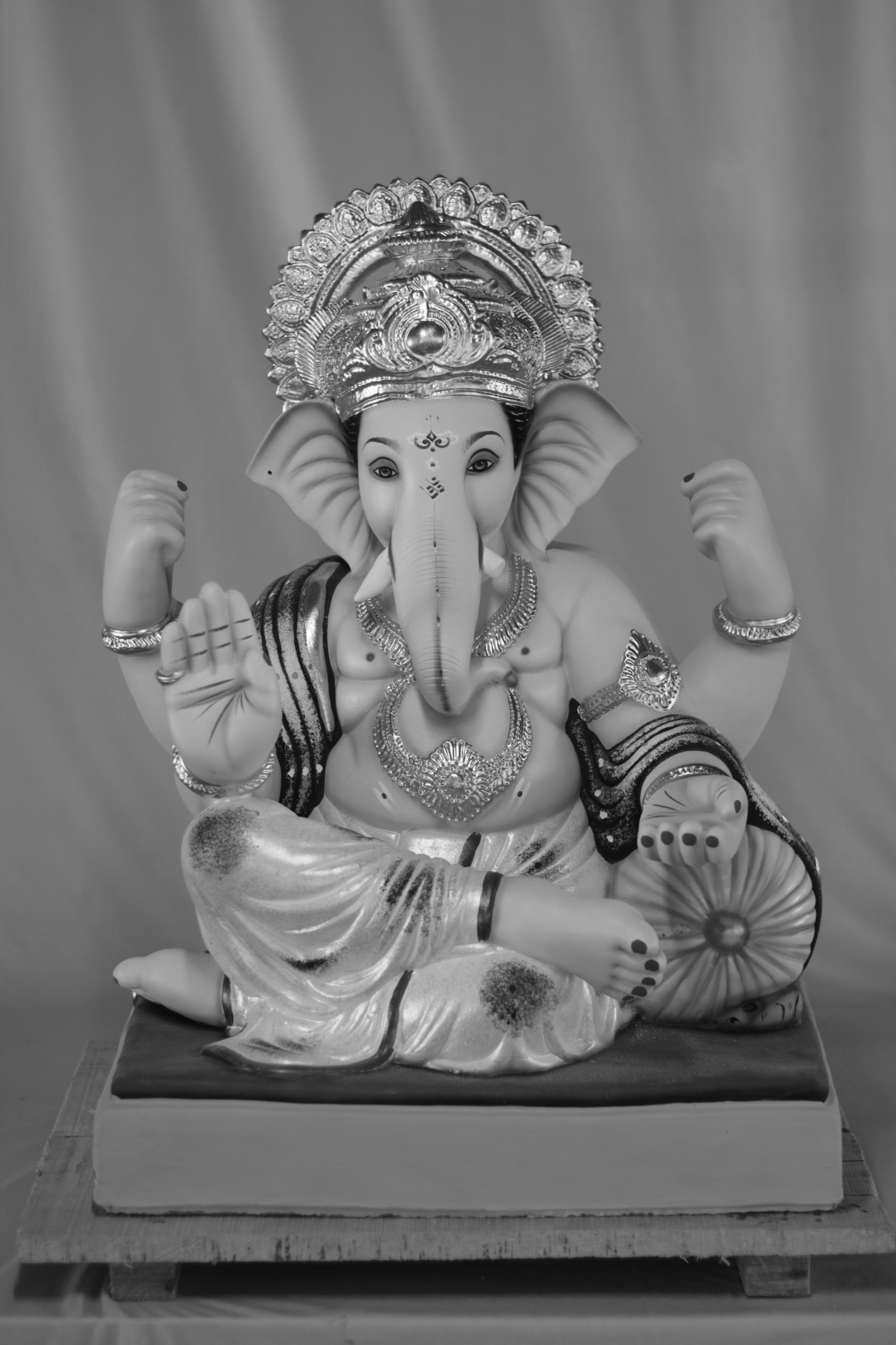 Shivrekar Ganpati | Eco Friendly Shadu Mati Ganpati | 22 Inches Height | MSKK-0057-SHA-22-SHIVR-PSKK-DNOA-VXX Shivrekar Ganpati | Eco Friendly Shadu Mati Ganpati | 22 Inches Height | MSKK-0057-SHA-22-SHIVR-PSKK-DNOA-VXX