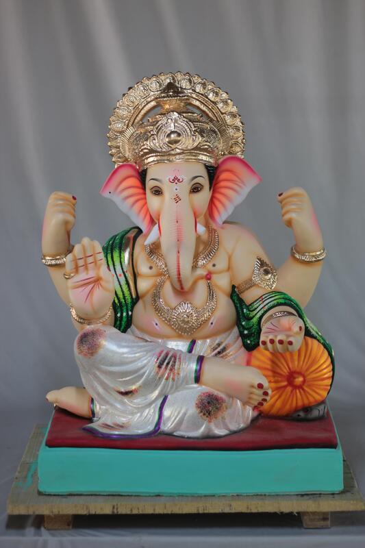 Shivrekar Ganpati | Shadu Mati Ganpati | 22 Inches Height | MSKK-0057-SHA-22-SHIVR-PSKK-DNOA Shivrekar Ganpati | Shadu Mati Ganpati | 22 Inches Height | MSKK-0057-SHA-22-SHIVR-PSKK-DNOA