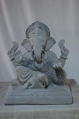 Shivrekar Ganpati | Shadu Mati Ganpati | 12 Inches Height | MSKK-0063-SHA-12-SHIVR-PSKK-DNOA Shivrekar Ganpati | Shadu Mati Ganpati | 12 Inches Height | MSKK-0063-SHA-12-SHIVR-PSKK-DNOA