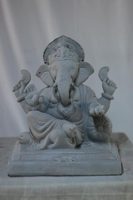 Shivrekar Ganpati | Shadu Mati Ganpati | 12 Inches Height | MSKK-0063-SHA-12-SHIVR-PSKK-DNOA Shivrekar Ganpati | Shadu Mati Ganpati | 12 Inches Height | MSKK-0063-SHA-12-SHIVR-PSKK-DNOA