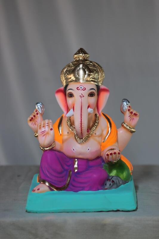 K K Peshwa Ganpati | Shadu Mati Ganpati | 11 Inches Height | MSKK-0064-SHA-11-KKPES-PSKK-DNOA K K Peshwa Ganpati | Shadu Mati Ganpati | 11 Inches Height | MSKK-0064-SHA-11-KKPES-PSKK-DNOA
