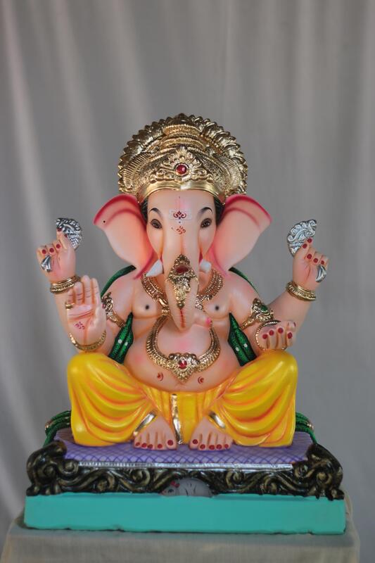 K K Mhaisuri Ganpati | Shadu Mati Ganpati | 12 Inches Height | MSKK-0065-SHA-12-KKMHA-PSKK-DNOA K K Mhaisuri Ganpati | Shadu Mati Ganpati | 12 Inches Height | MSKK-0065-SHA-12-KKMHA-PSKK-DNOA