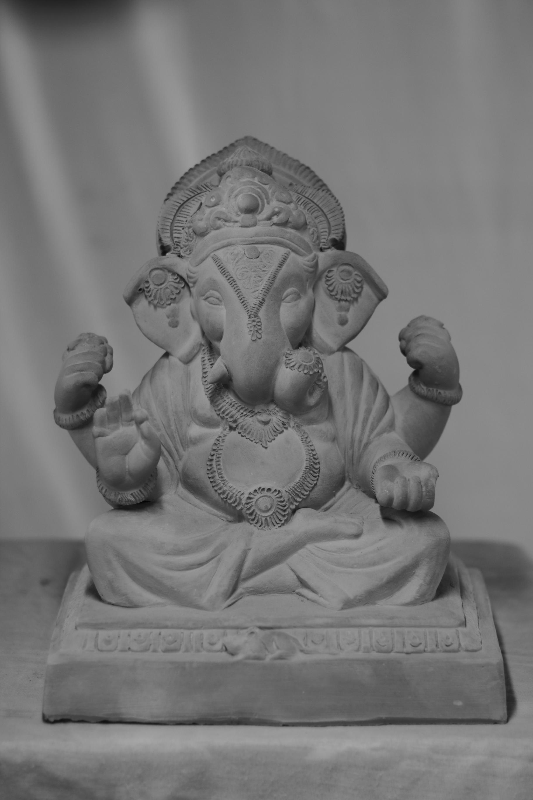 Dagdusheth Ganpati | Eco Friendly Shadu Mati Ganpati | 12 Inches Height | MSKK-0066-SHA-12-DAGDU-PSKK-DNOA-VXX Dagdusheth Ganpati | Eco Friendly Shadu Mati Ganpati | 12 Inches Height | MSKK-0066-SHA-12-DAGDU-PSKK-DNOA-VXX