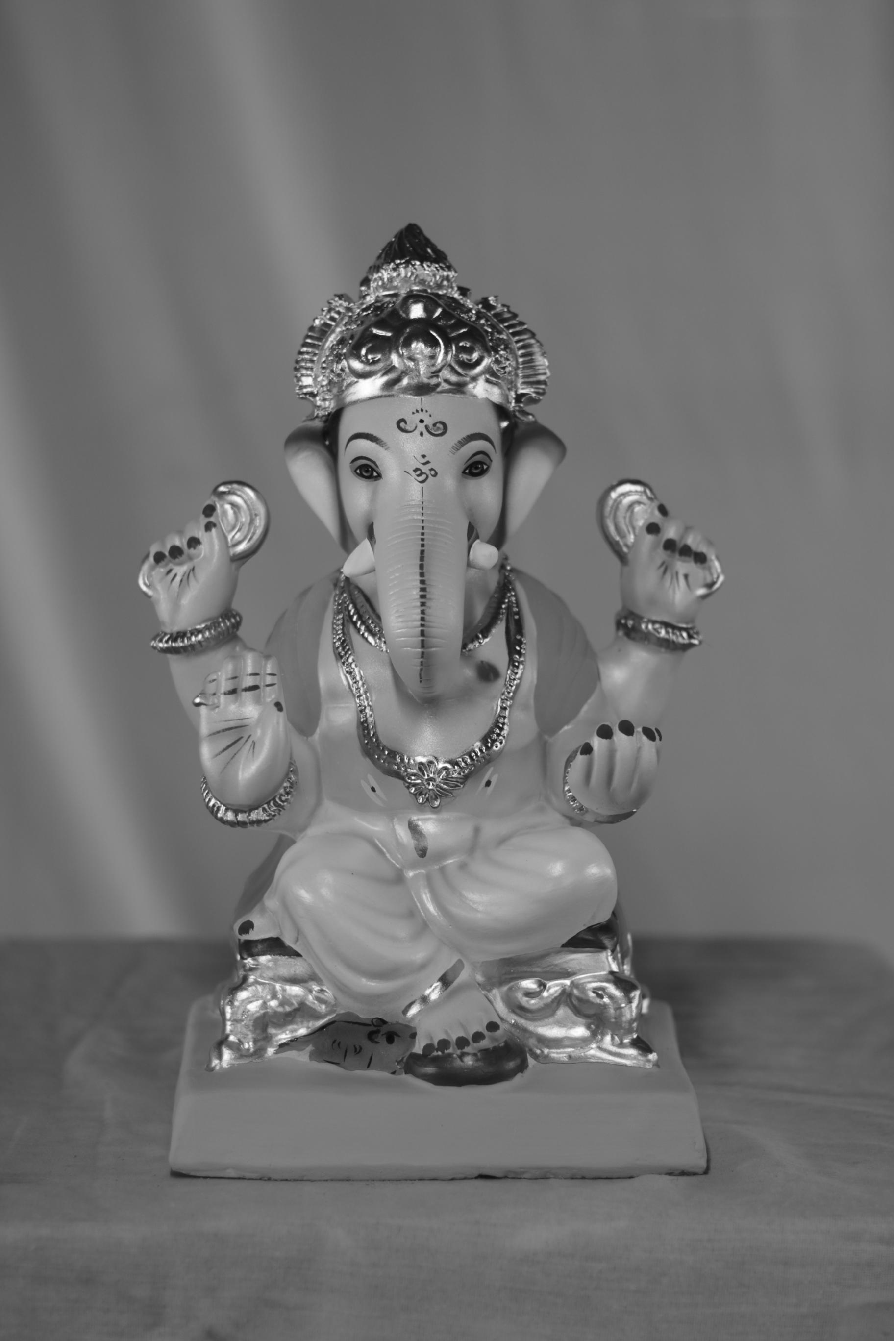 Nakshi Ganpati | Eco Friendly Shadu Mati Ganpati | 12 Inches Height | MSKK-0071-SHA-12-NAKSH-PSKK-DNOA-VXX Nakshi Ganpati | Eco Friendly Shadu Mati Ganpati | 12 Inches Height | MSKK-0071-SHA-12-NAKSH-PSKK-DNOA-VXX