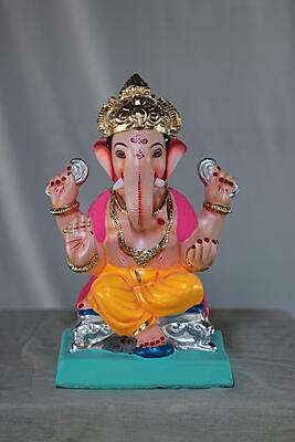 Nakshi Ganpati | Shadu Mati Ganpati | 12 Inches Height | MSKK-0071-SHA-12-NAKSH-PSKK-DNOA Nakshi Ganpati | Shadu Mati Ganpati | 12 Inches Height | MSKK-0071-SHA-12-NAKSH-PSKK-DNOA