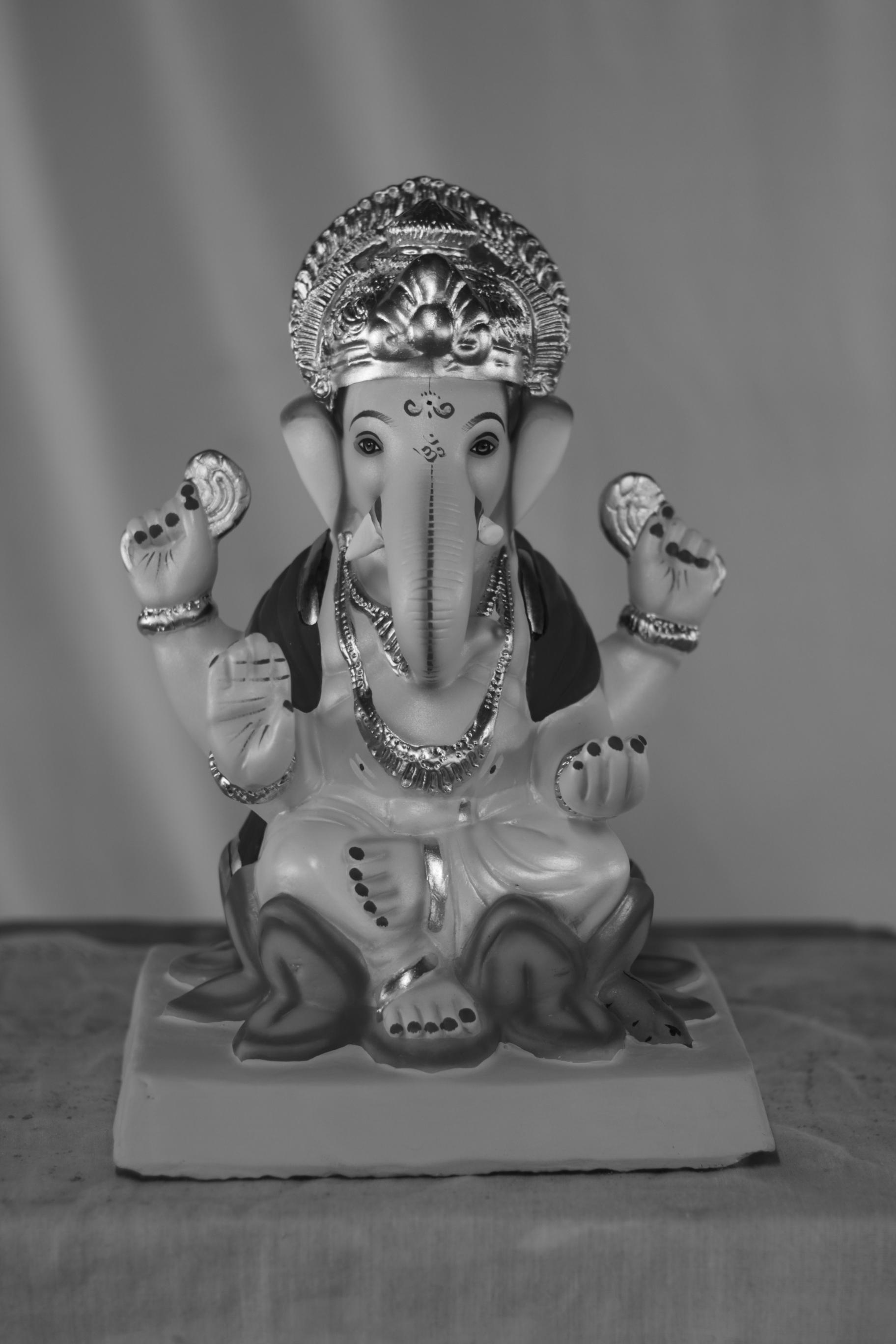 Kamal Ganpati | Eco Friendly Shadu Mati Ganpati | 13 Inches Height | MSKK-0072-SHA-13-KAMAL-PSKK-DNOA-VXX Kamal Ganpati | Eco Friendly Shadu Mati Ganpati | 13 Inches Height | MSKK-0072-SHA-13-KAMAL-PSKK-DNOA-VXX