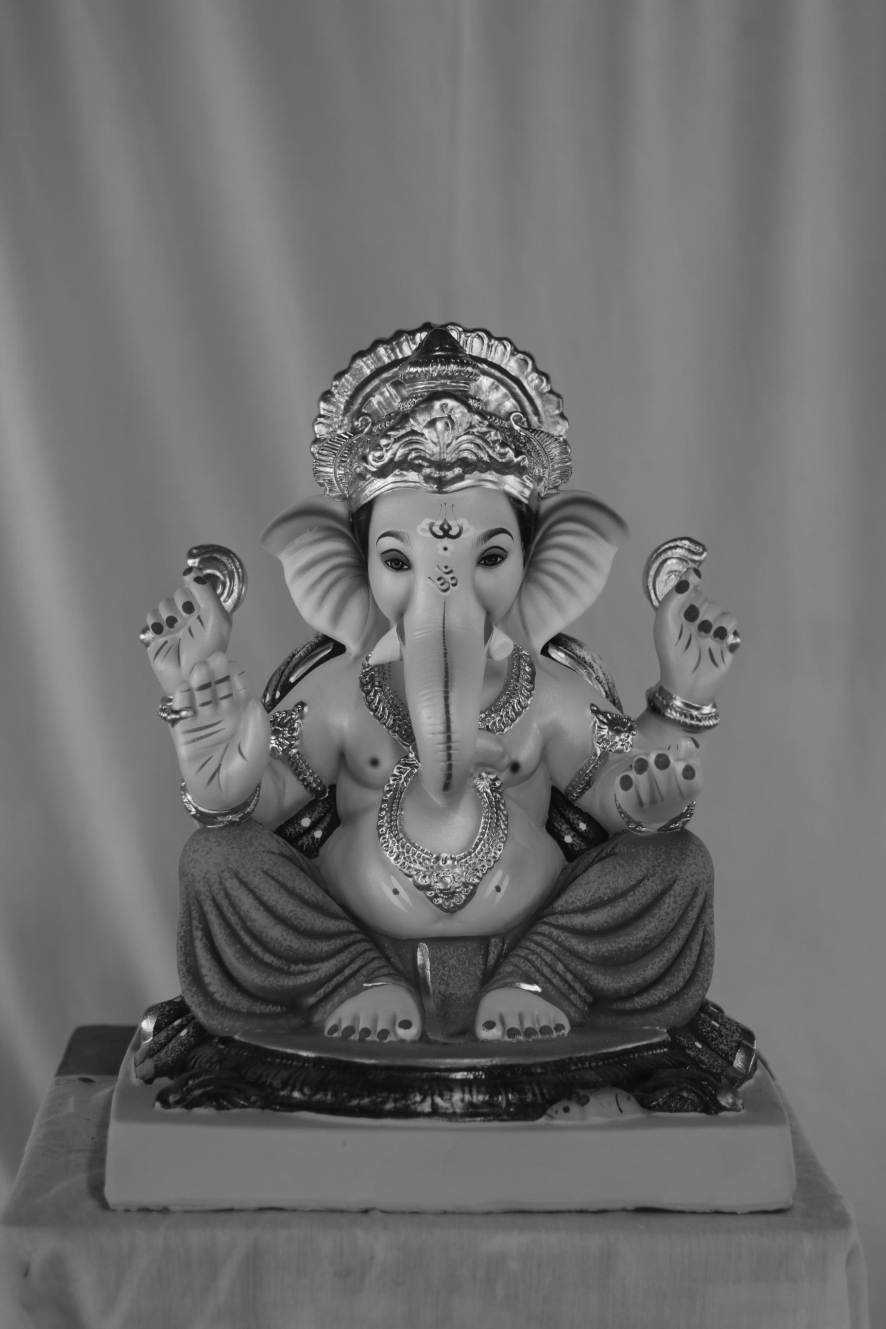 Navin Mhaisuri Ganpati | Eco Friendly Shadu Mati Ganpati | 22 Inches Height | MSKK-0076-SHA-22-NAVIN-PSKK-DNOA-VXX Navin Mhaisuri Ganpati | Eco Friendly Shadu Mati Ganpati | 22 Inches Height | MSKK-0076-SHA-22-NAVIN-PSKK-DNOA-VXX