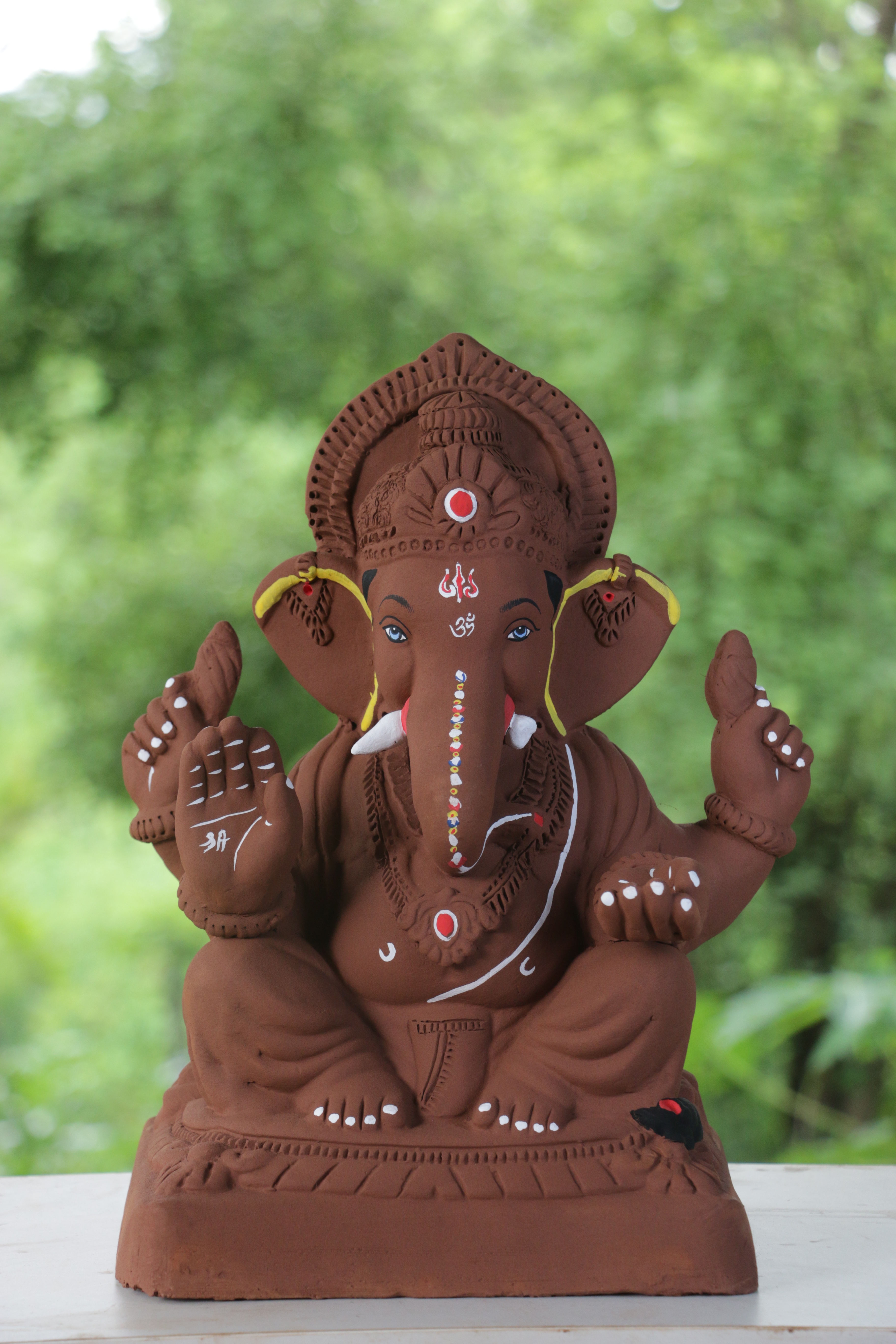 Titwala Ganpati | Red Soil Ganpati | 15 Inches Height | MYMA-0001-RED-15-TITWA-PYMA-DNOA Titwala Ganpati | Red Soil Ganpati | 15 Inches Height | MYMA-0001-RED-15-TITWA-PYMA-DNOA